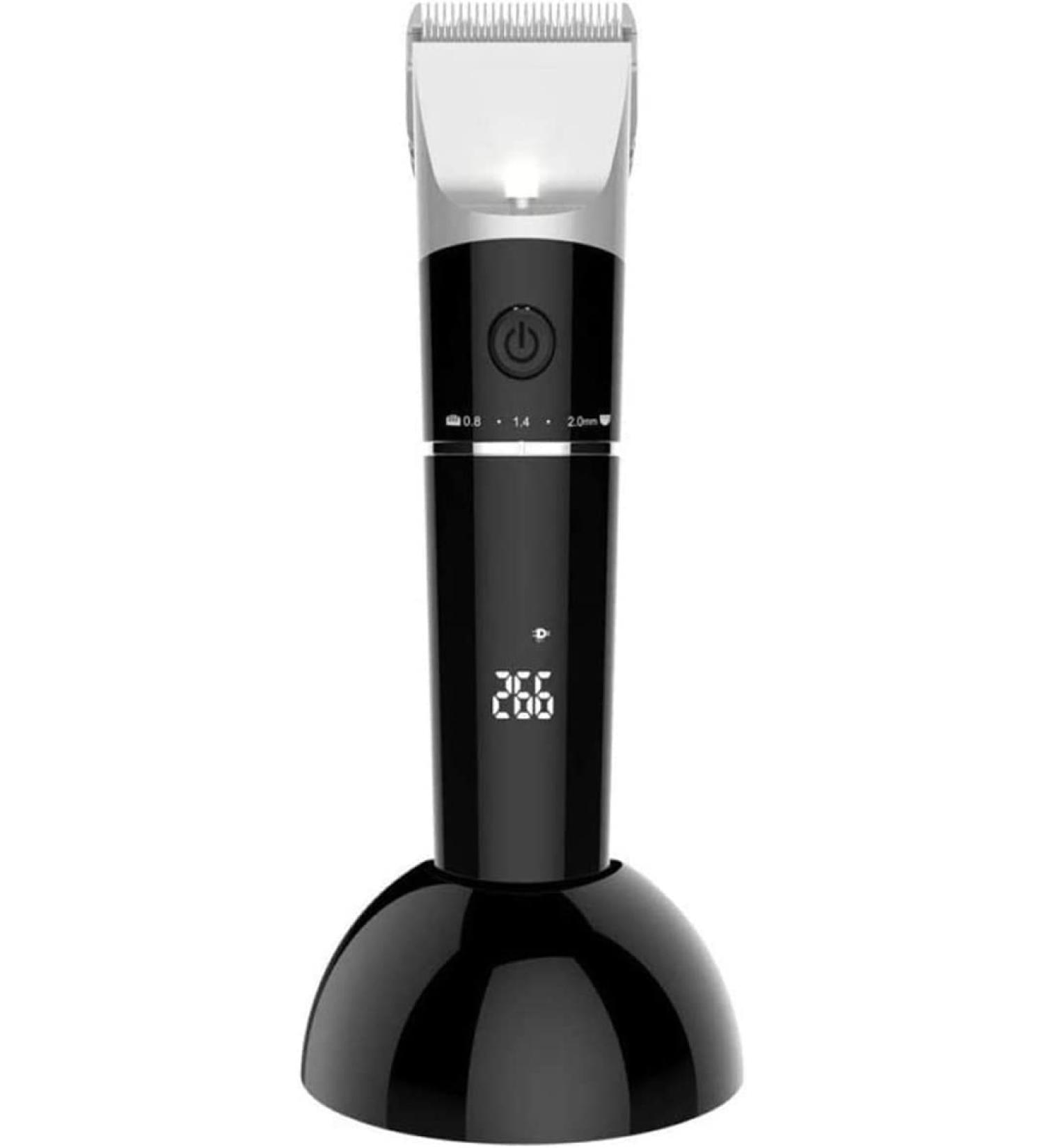 Professional Cordless Hair Clippers - Rechargeable Beard Trimmer with LED Display & 4 Guide Combs for Men & Family Use - International Shipping Available - Buy Online on GoSupps.com