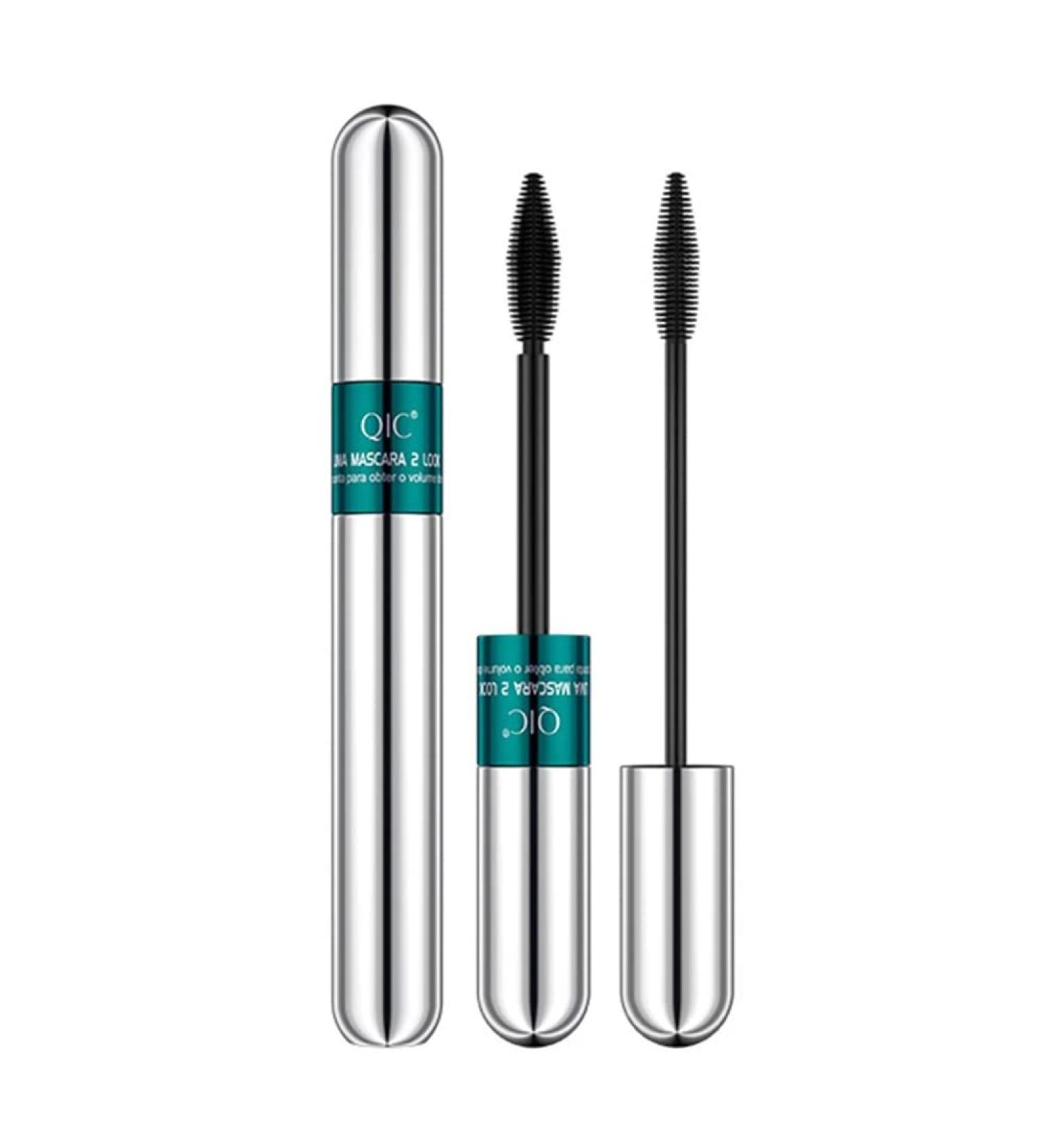 4D Silk Fiber Mascara Intense Black Volume Lengthening Thickening Thick Long Lasting Naturally Eye Makeup Mascara False Eyelash Effect - Buy Online on GoSupps.com