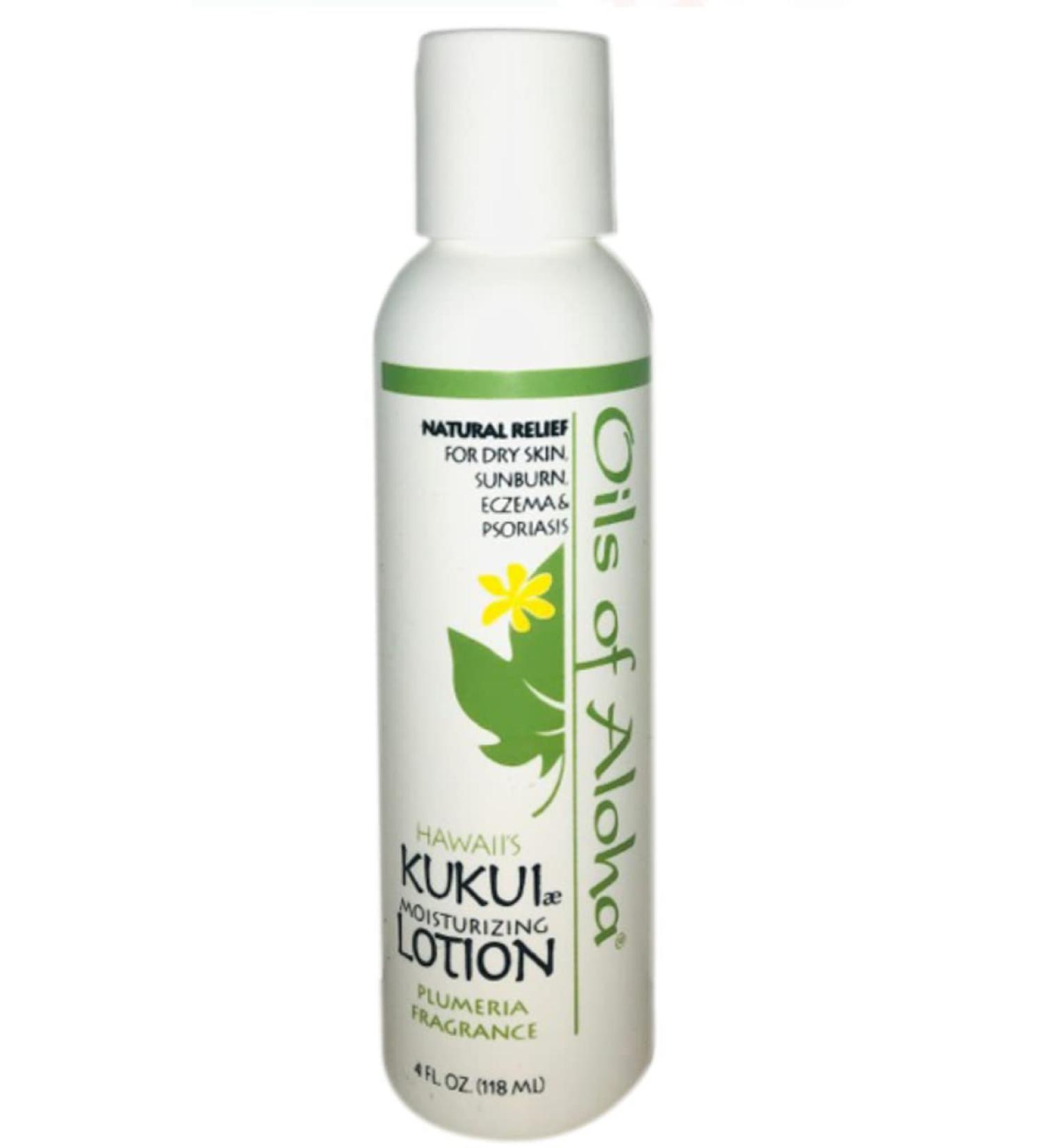 Oils of Aloha Kukui Lotion 4 ounces Plumeria Scented