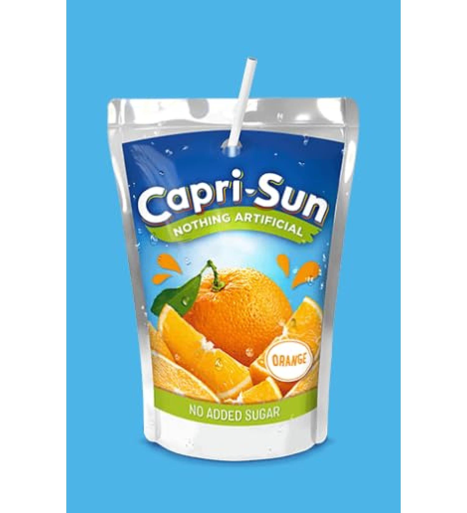 Capri-Sun Orange 8pk 200ml | 4 Pack Bundle | Total 32 x 200ml - Buy Online on GoSupps.com