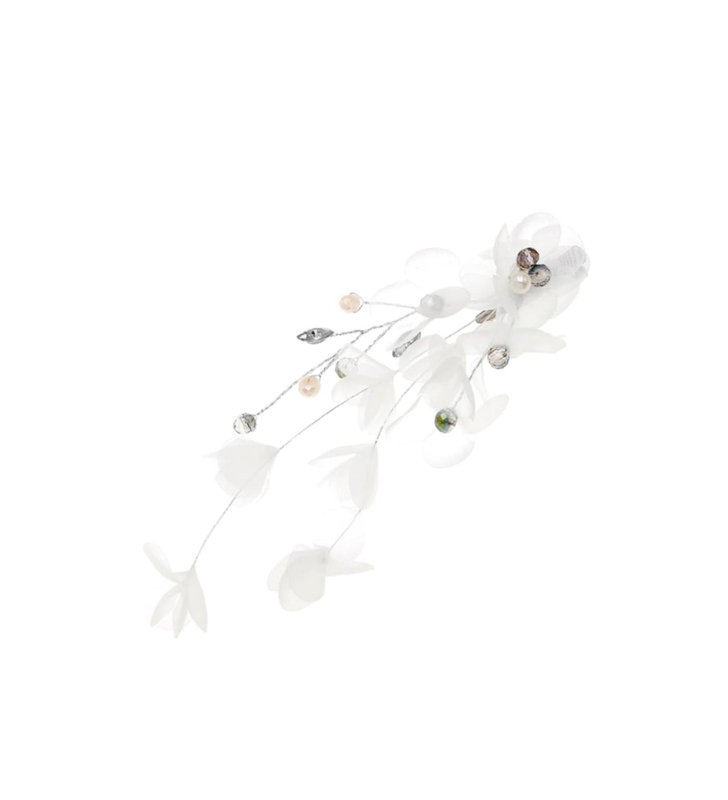 minkissy Comb hairstyles Women headpiece bridal hair comb handmade pearl hair comb DIY bridal headdress headwear rhinestone headpiece issue card girl child white Wedding - Buy Online on GoSupps.com