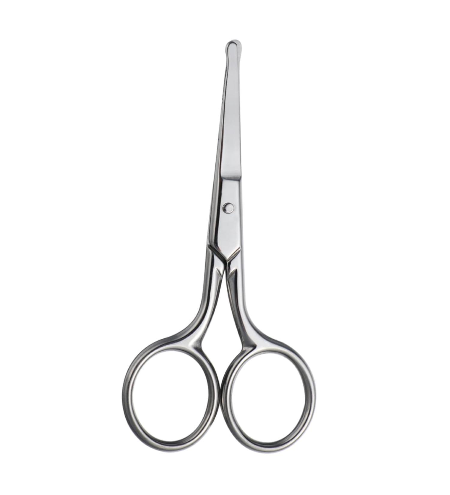 NOLITOY Stainless Steel Nose Hair Trimmer & Mustache Shears - Precision Round Tip Nose Hair Shears for Men & Women - Buy Online on GoSupps.com