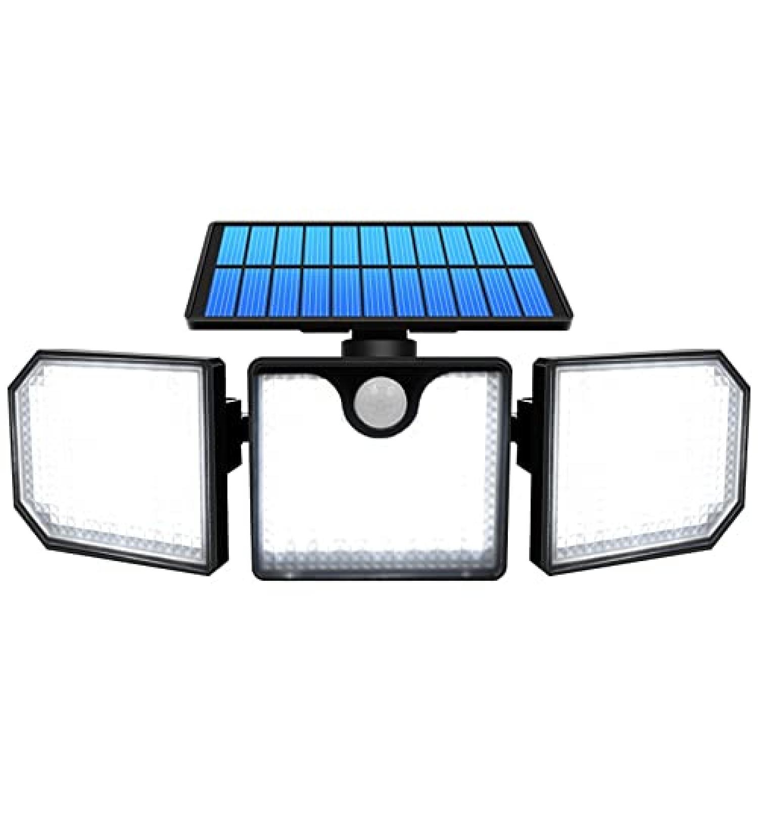 Solar Light Outdoor Solar PIR Motion Sensor Spotlight Waterproof Outdoor Adjustable Angle Lights Garden Wall Light Solar Pathway Lights (Color : A) (A) - Buy Online on GoSupps.com