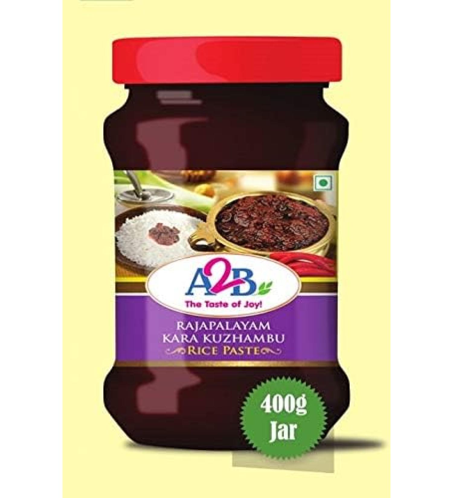 Seelans fesh indian origin | A2B Rajapalayam Kara Kozhambu 400g (pack of 2) | Rajapalayam Kara Kozhambu | healthy
