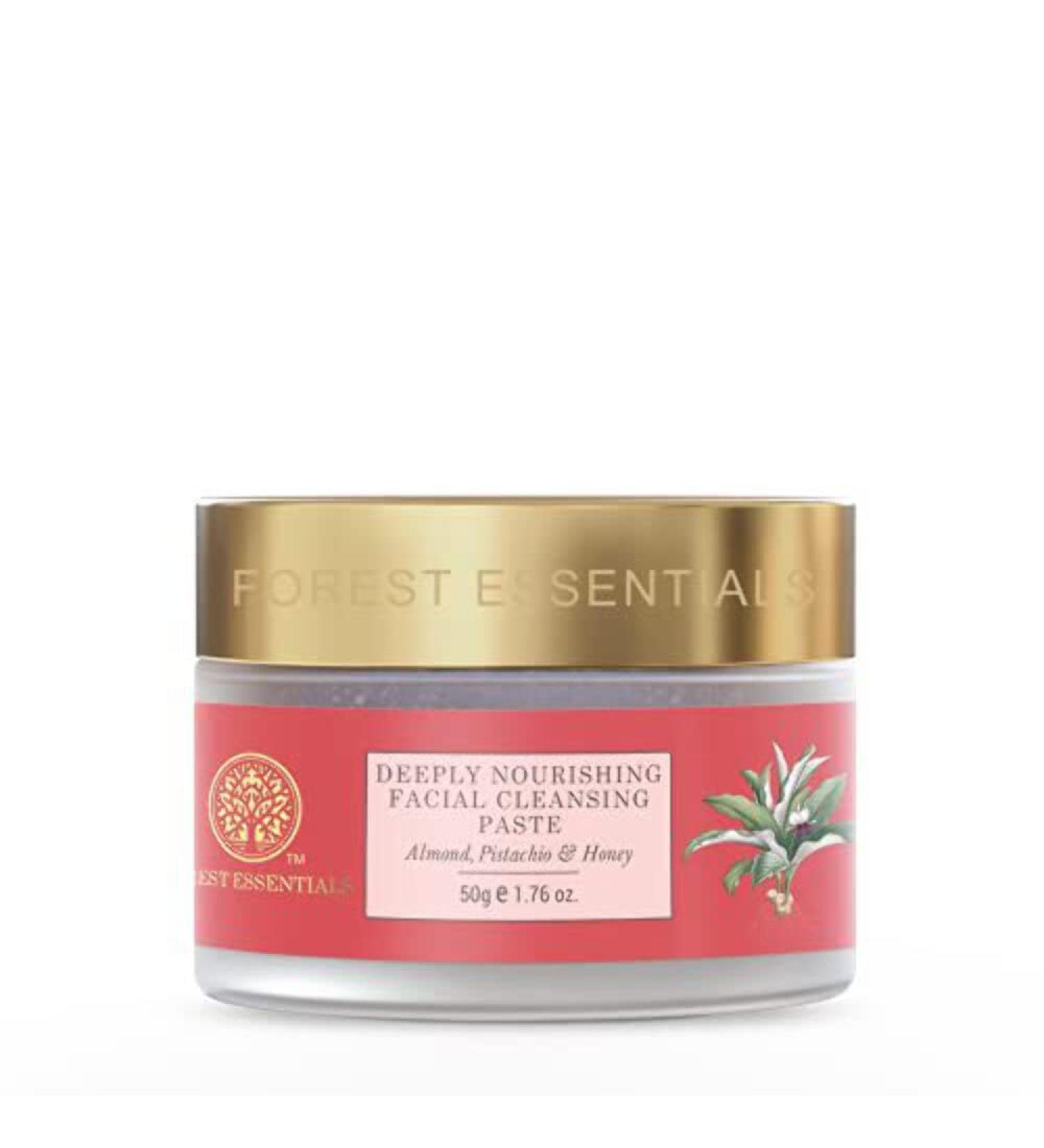 Buy Forest Essentials Deeply Nourishing Facial Cleansing Paste 50g - Premium Natural Skincare for Radiant Skin | International Shipping Available - Buy Online on GoSupps.com