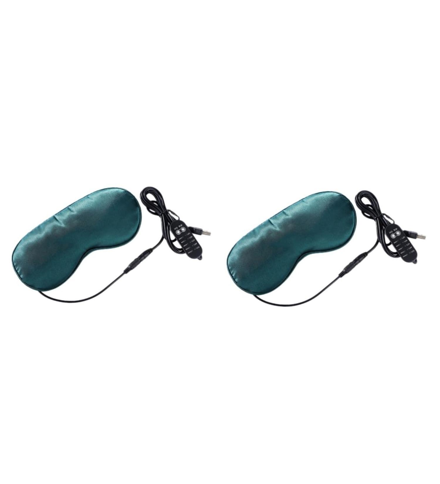 Beavorty 2 Sets USB Moxa Eye Mask Steam Eye Mask Heated Eye Mask Electric Warm Mask Sleep Mask Sleep Blindfold - Buy Online on GoSupps.com