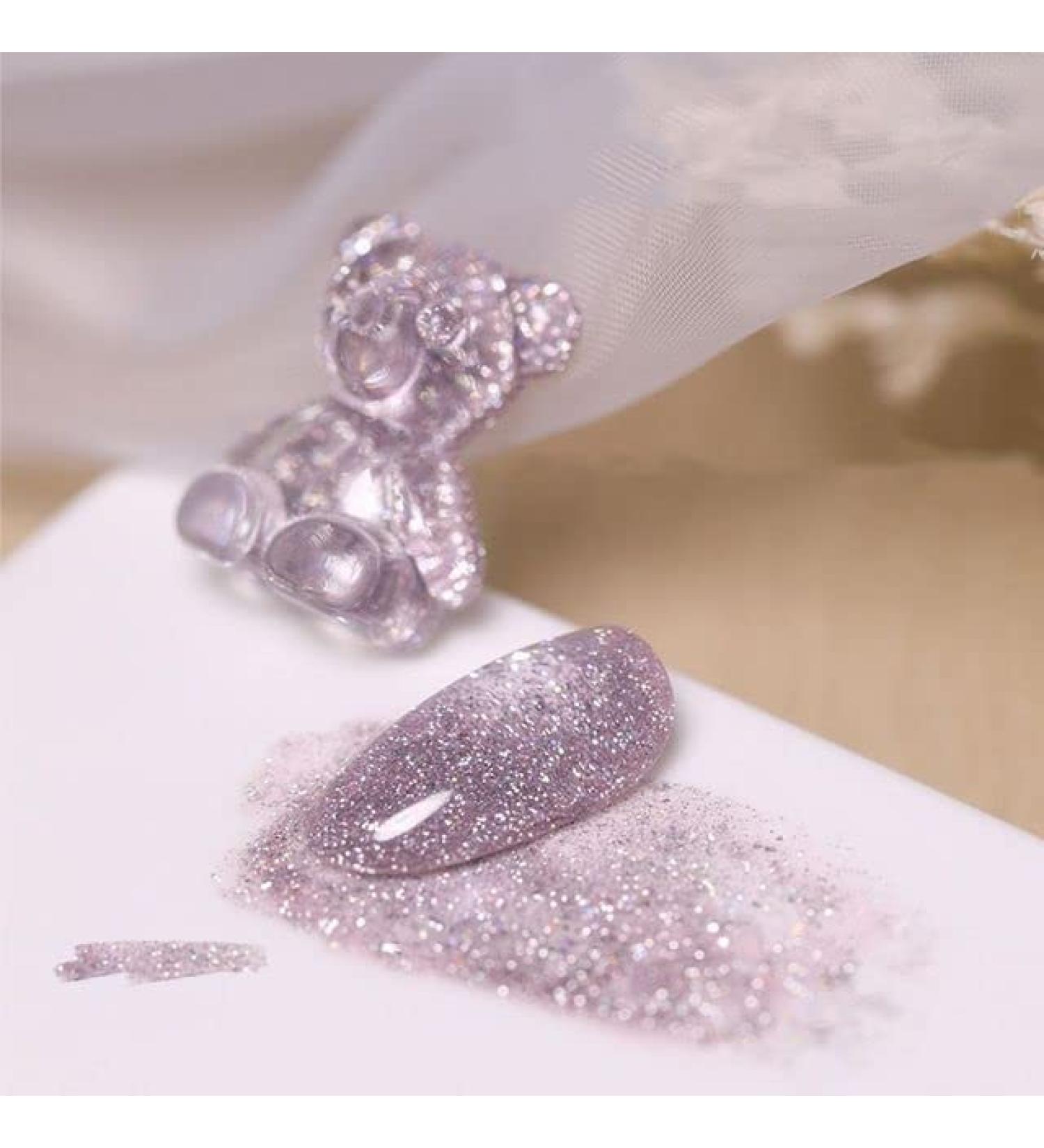 15ml UV Varnish Lacquer Soak Off Gel Nail Art Gel Nail Polish Gel Phototherapy Glue Broken Diamond Glitter Gel - (Color: 8) - Buy Online on GoSupps.com