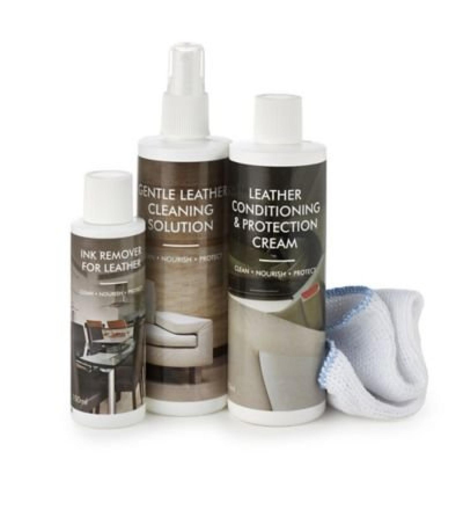 Lakeland Complete Leather Care Kit Includes Cleaner Conditioner & Stain Remover - Buy Online on GoSupps.com