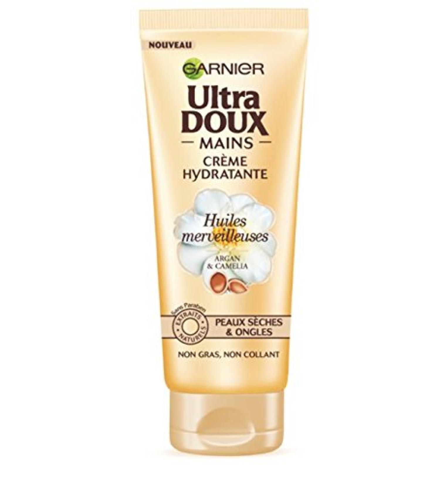 Garnier Ultra Doux Hand Cream Wonderful Oils Dry Skin 75 ml 3 pieces