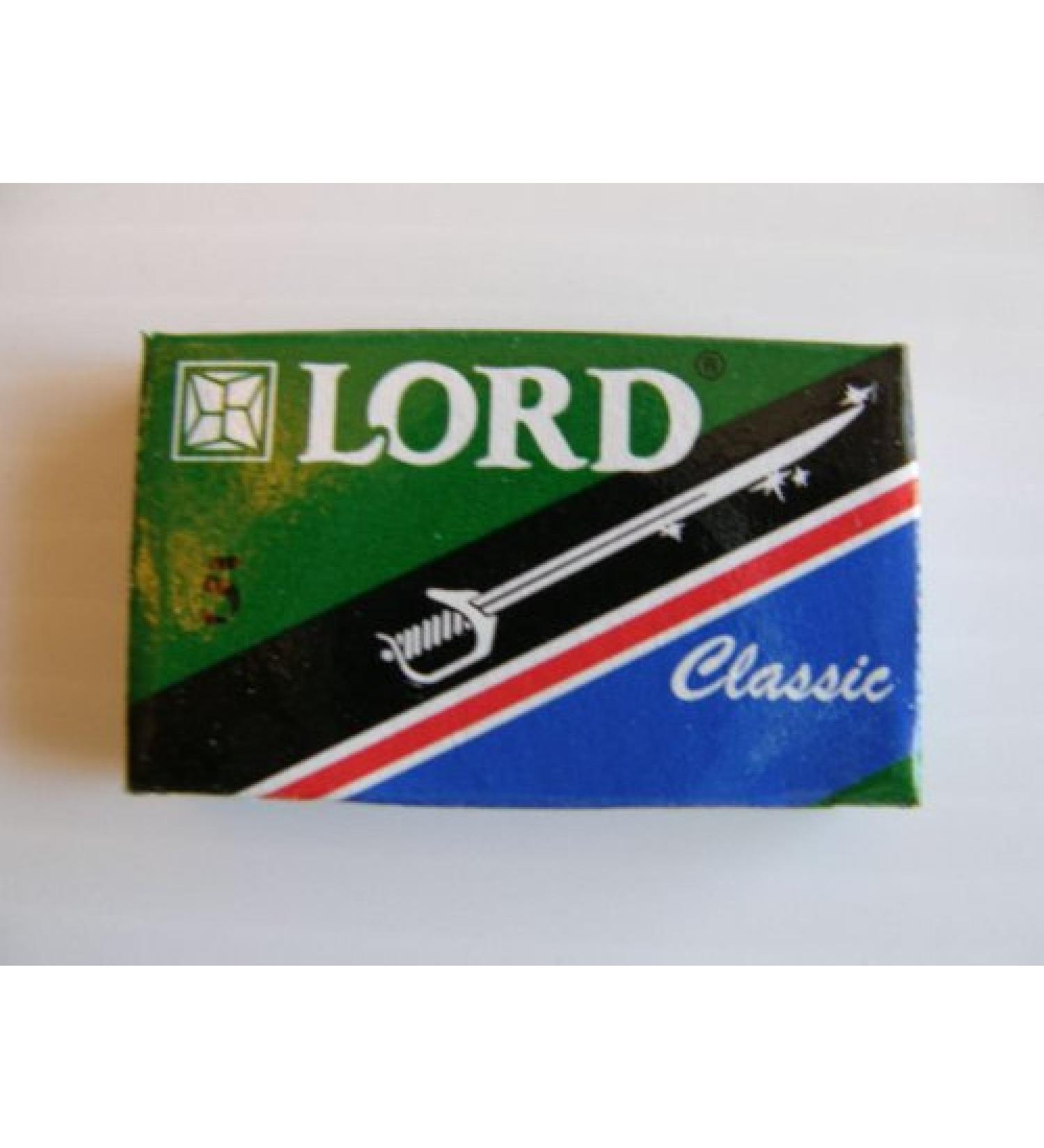 25 LORD Super Stainless CLASSIC Double Edge Safety Razor Blades green