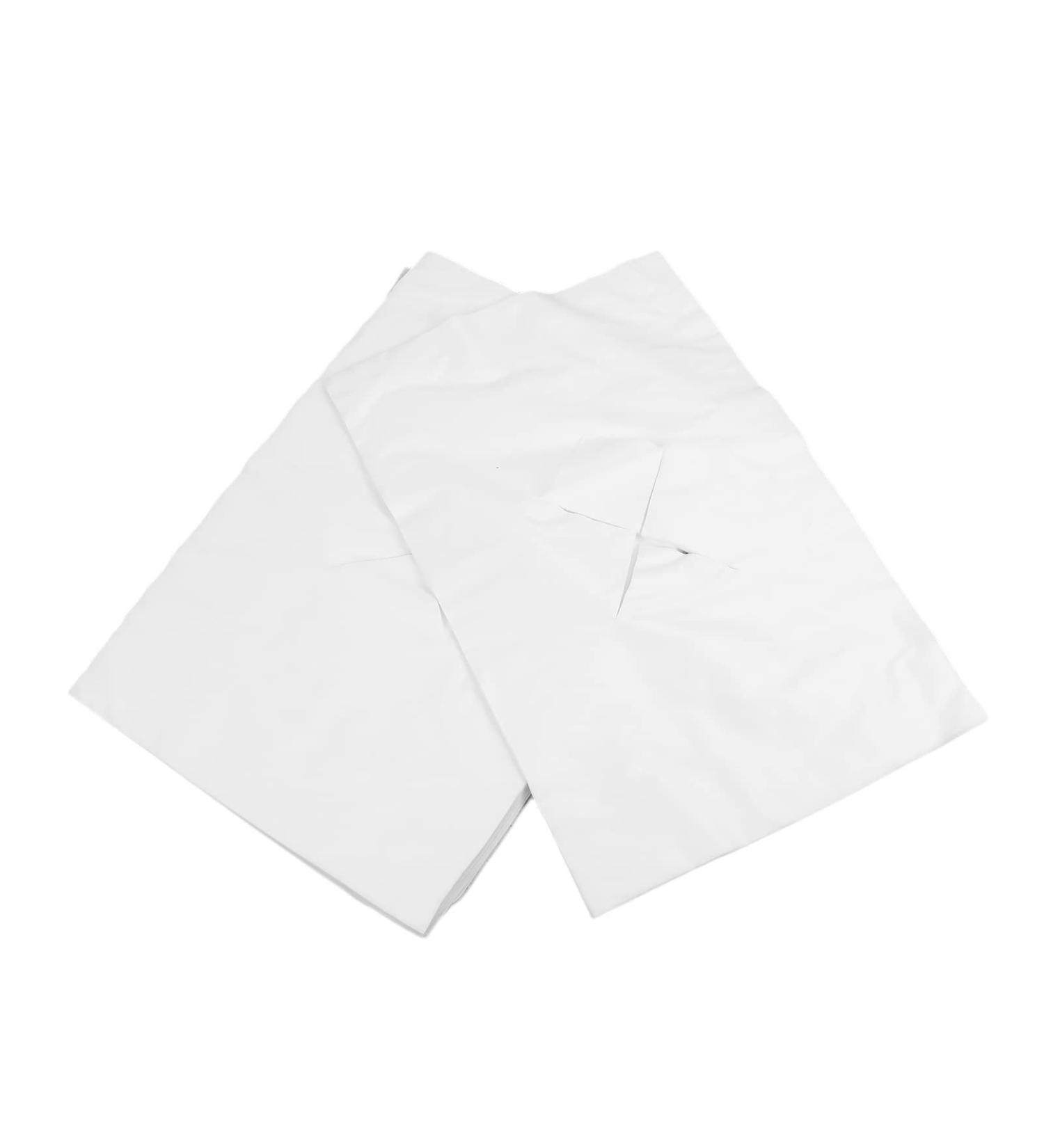 Verdant Touch Disposable Head Support Covers - 100 Pack Non-Stick Coated Massage Headrests for Spa & Skin Management Centers - Buy Online on GoSupps.com