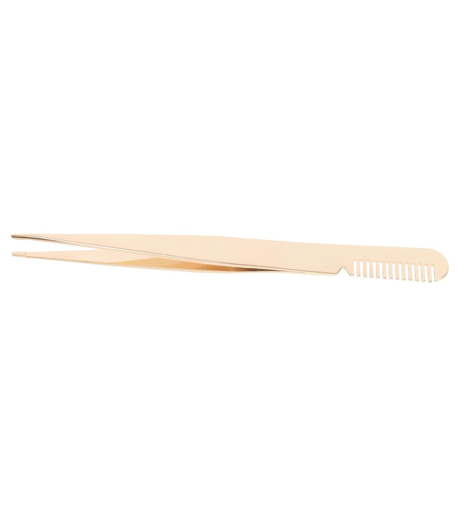 FRCOLOR Eyelash Clamp Tweezers Eye Eyelash Curler Eyelash Applicator Tool Beauty Tools Lash Clamp Tweezers Eyebrow Tweezers for Women Eyelash Clamp Eyelashes Stainless Steel Pointed Mouth - Buy Online on GoSupps.com