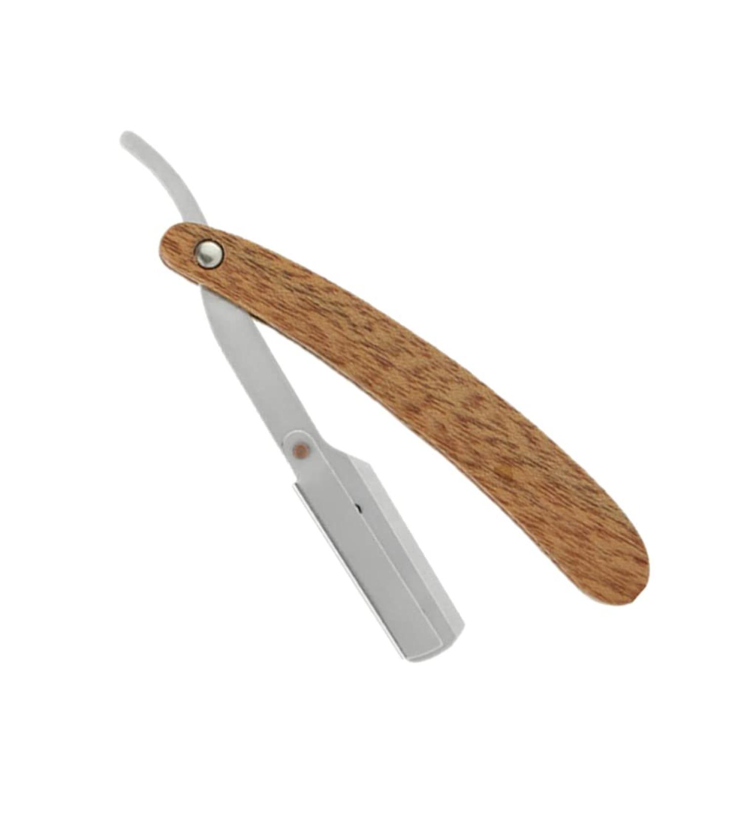 Buy Lurrose Manual Wet Razor Set for Men - Wooden Razor Holder & Accessories in Red Sandalwood - Premium Shaving Tool - Buy Online on GoSupps.com