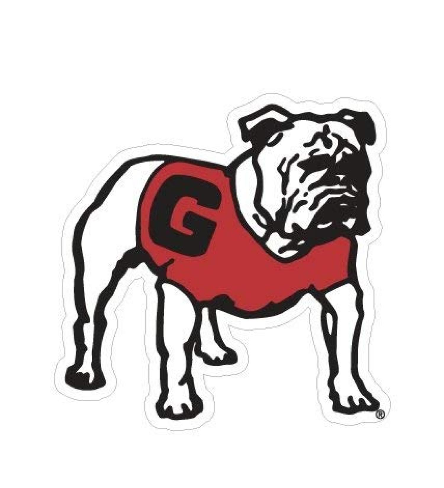 Craftique UGA Georgia Bulldogs Large 12" Standing Dawg Magnet