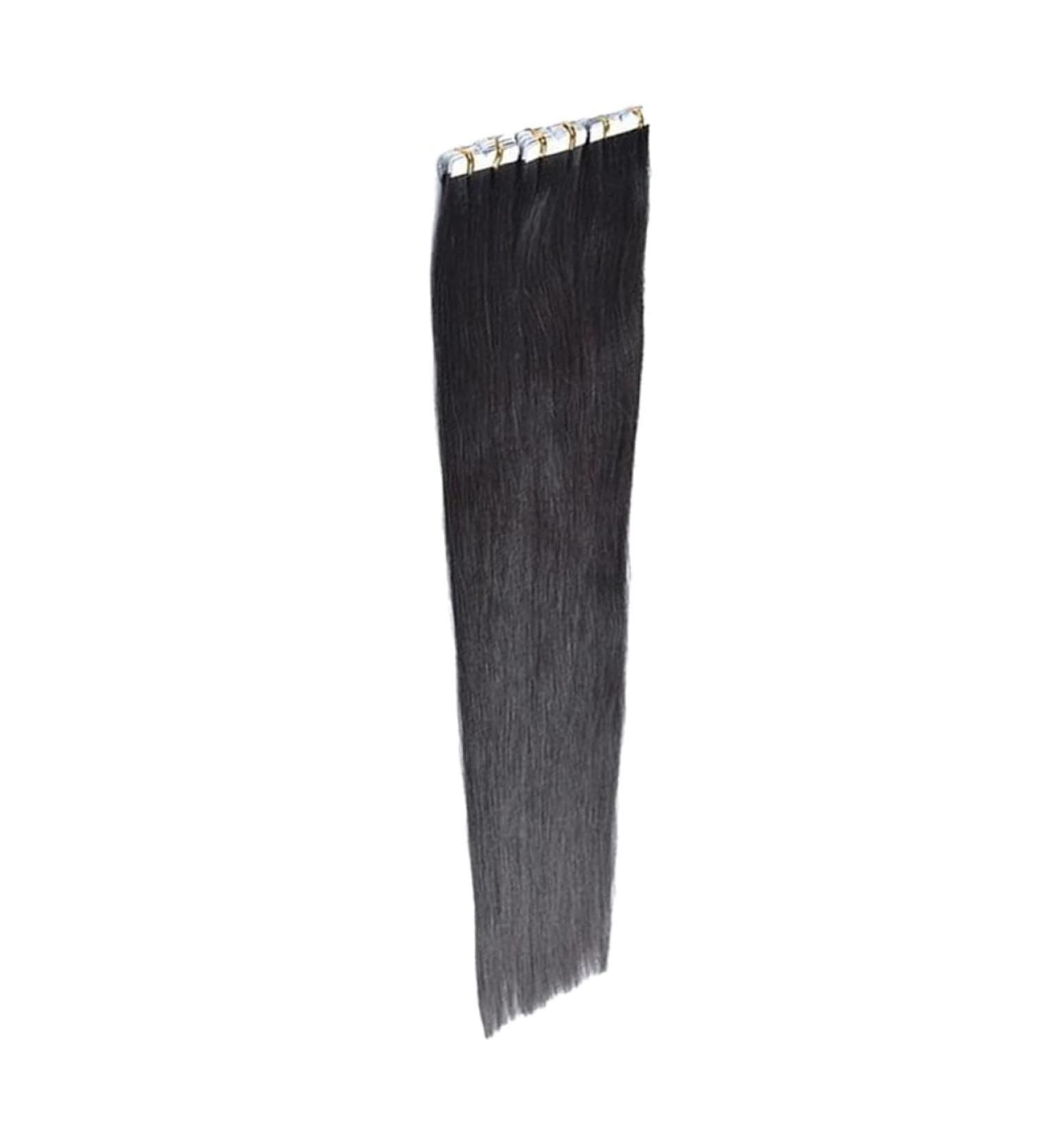FOMIYES scrunchies black full head clip black scrunchies hair real extensions human remy hair seamless hair remy hair extensions black hair extensions real hair extensions gradient patch - Buy Online on GoSupps.com