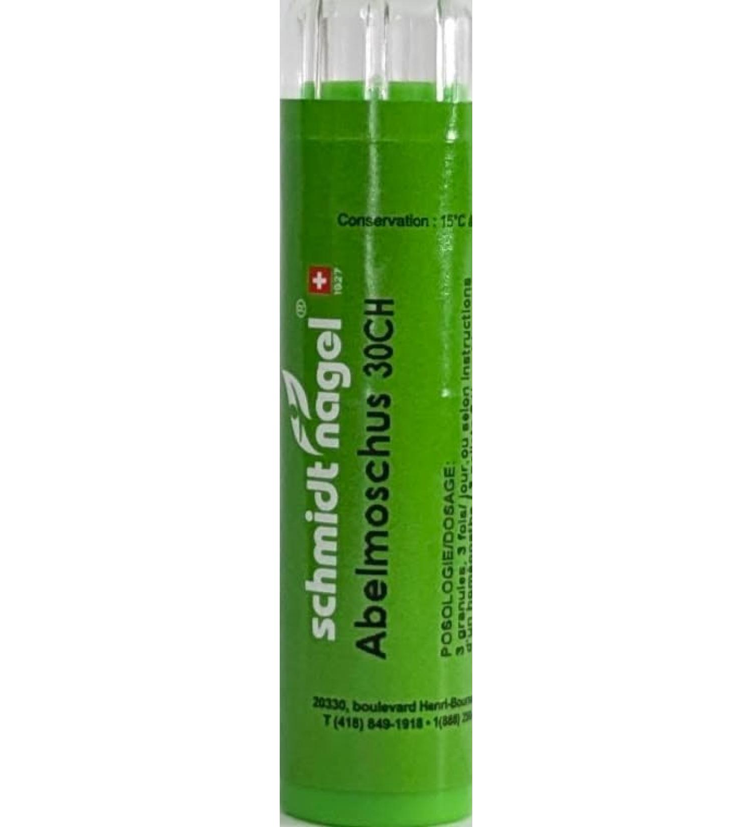 Abelmoschus 30CH Homeopathy Medicine Schmidt-Nagel Canada (Homeodel) 90 pellets/granules - Buy Online on GoSupps.com