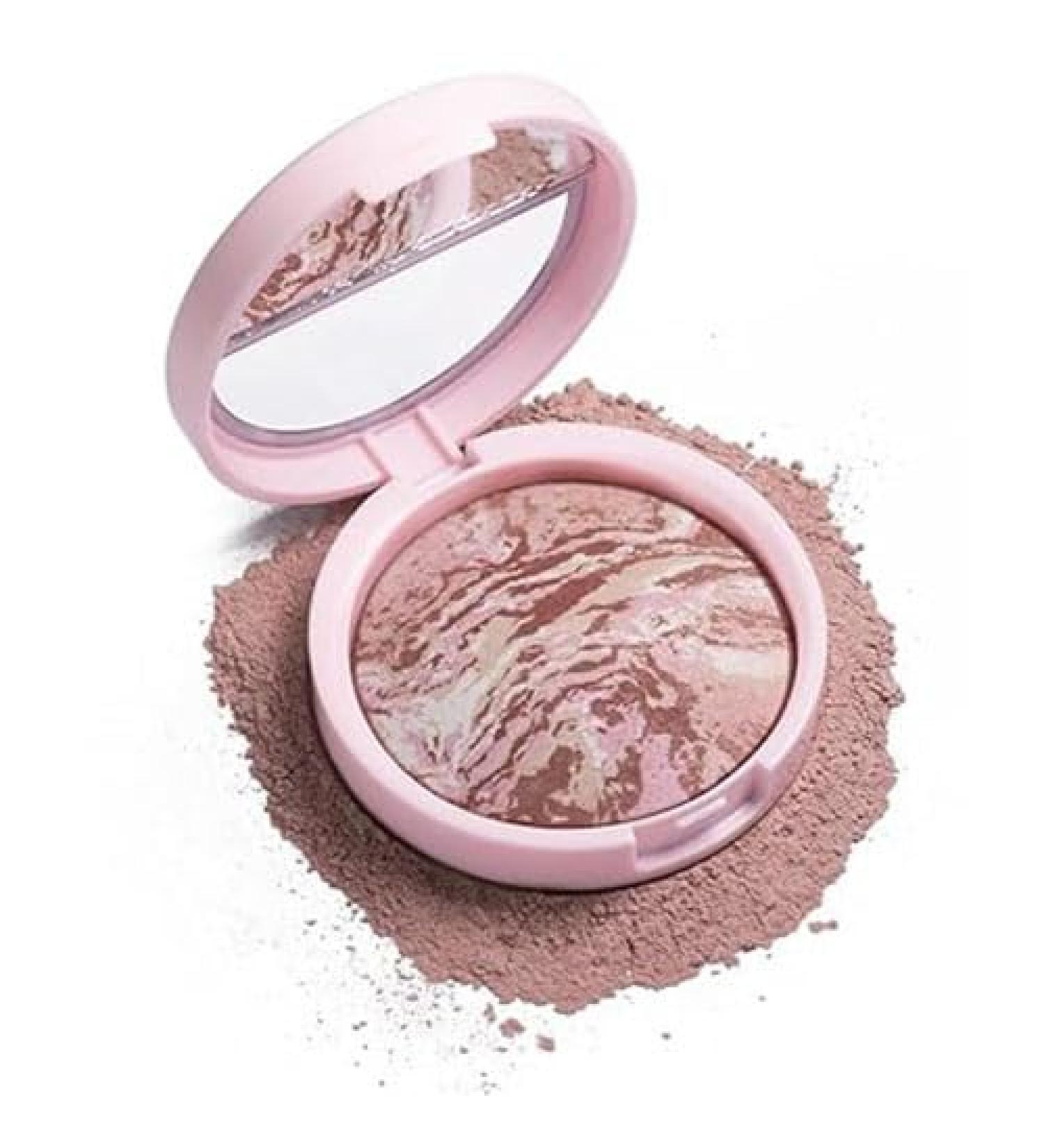 baked powder foundation primer or setting powder bronzer blush balance highlighter hair contour filling powder buildable natural bronze glow  - Buy Online on GoSupps.com