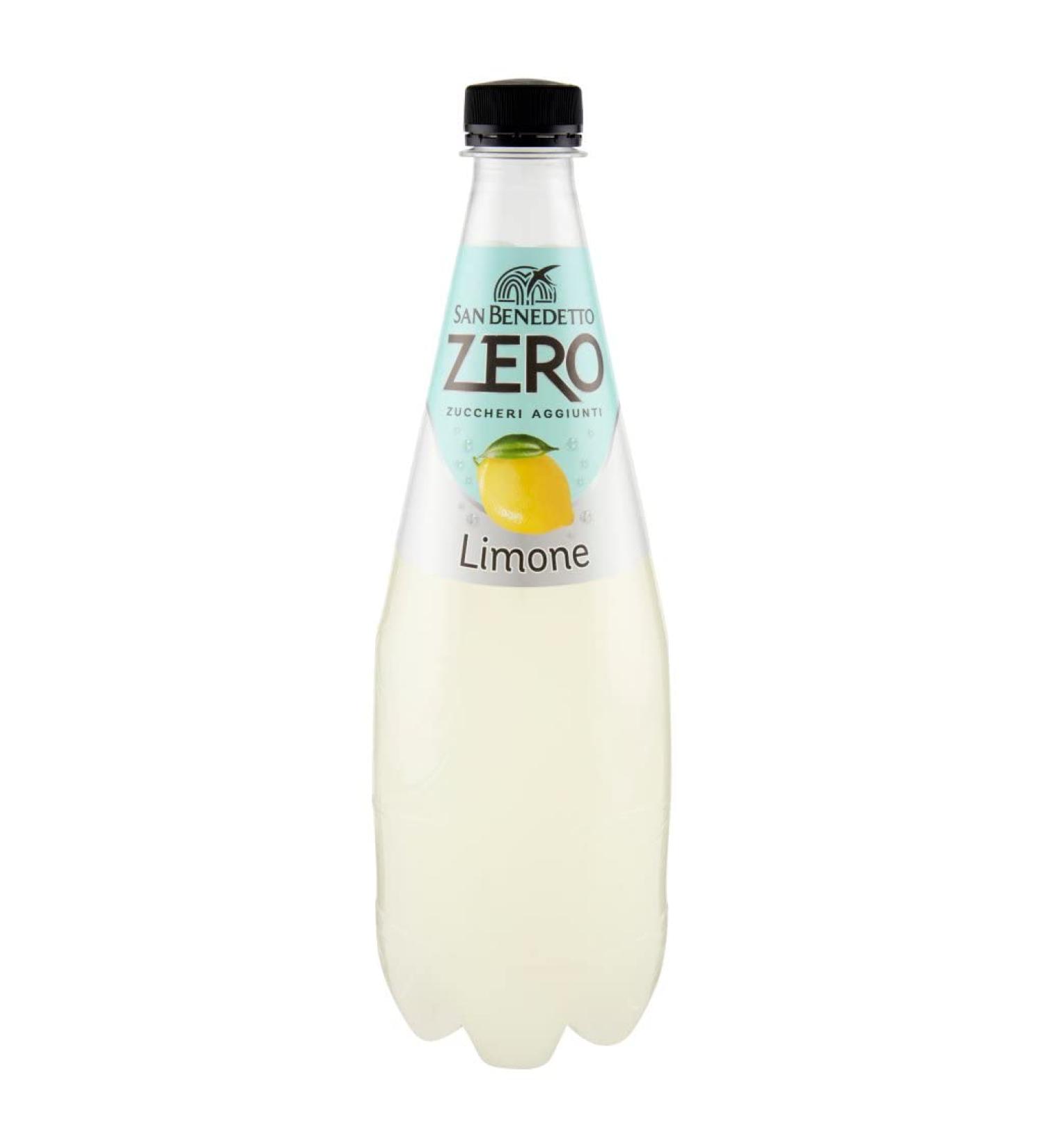 San Benedetto 12x Lemon Zero Lemoade Drink Soda 75 cl Suage Free! - Buy Online on GoSupps.com