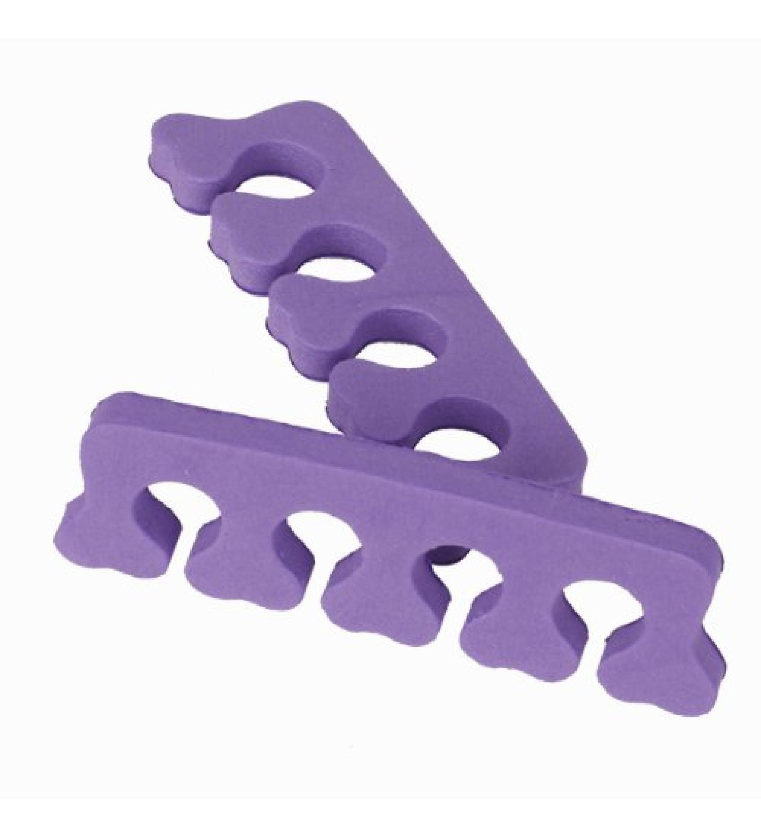 Buy Purple EVA Foam Pedicure Toe Separators - Pack of 2 for Perfect Nail Care | International Shipping Available - Buy Online on GoSupps.com