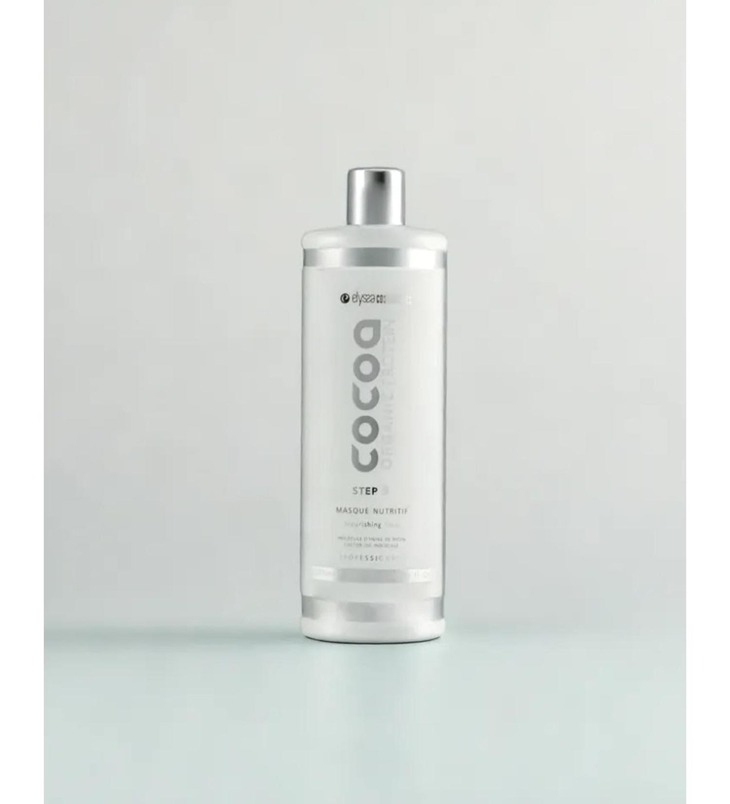 Organic Step 3-1L Cocoa Tannin Hair Mask | Deep Hydration Shine and Softness Anti-Frizz | For Damaged and Unruly Hair - Buy Online on GoSupps.com