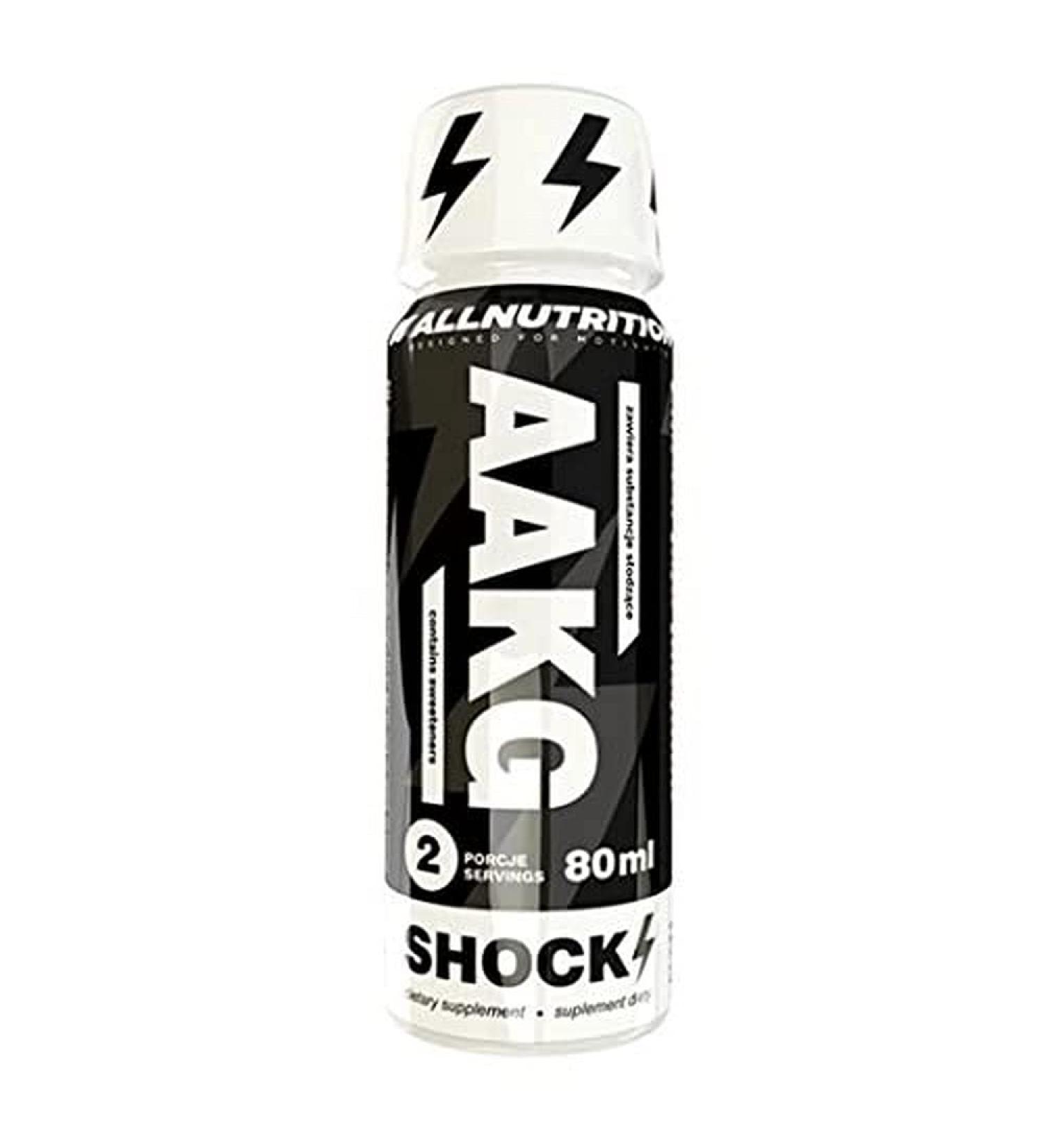 All-Nutrition Aakg Shock Booster Muscle Setup with Citrullin-Malat Sport Training Bodybuilding 80ml AAKG Shock 80ml 6.67 ml (12 pack)