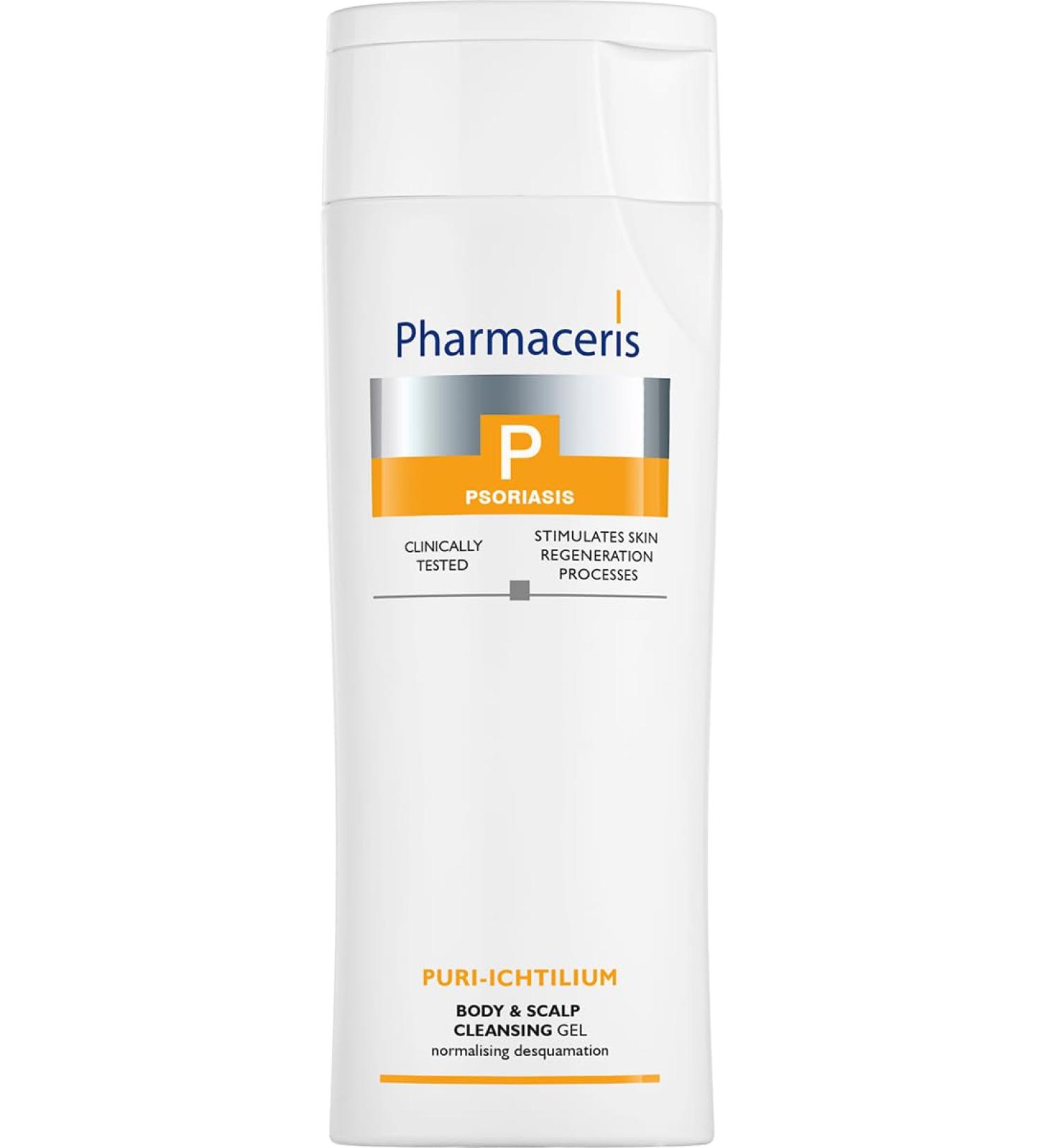 Pharmaceris P Puri-Ichtilium Normalising Cleansing Gel For Body and Scalp 250ml - Buy Online on GoSupps.com