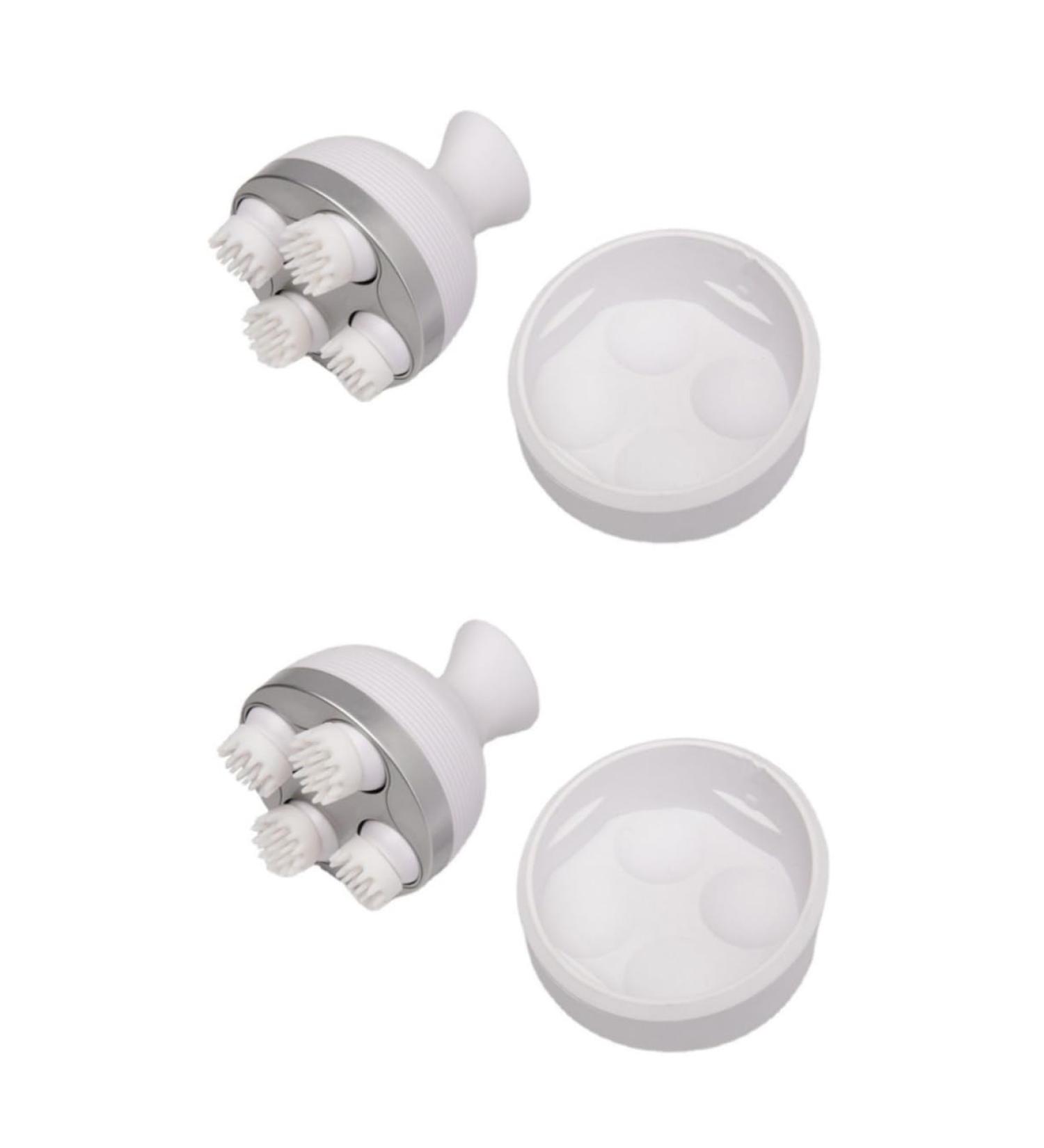 GLEAVI 2pcs Scalp Massager Tool - Head Massage Brush Claws - Abs White - Enhance Relaxation & Health - Buy Online on GoSupps.com
