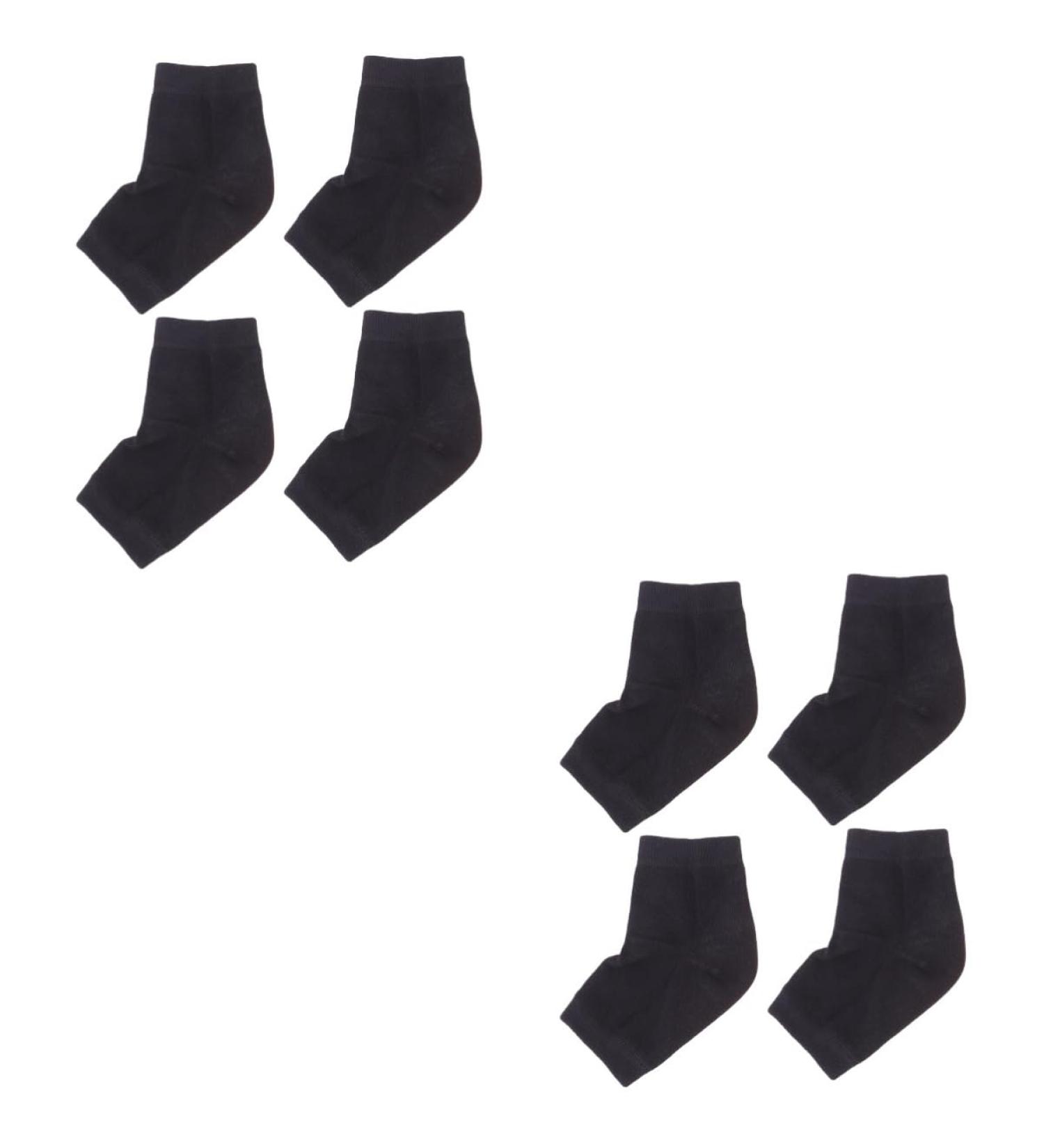 FOMIYES 4 Pairs Feet Cracked Socks Gel Foot Socks Calcetines para Hombre Mens Stocking Heel Anti-Crack Socks Heel Protector Socks Man Socks Heel Socks Men and Women Sleeve Day and Night - Buy Online on GoSupps.com