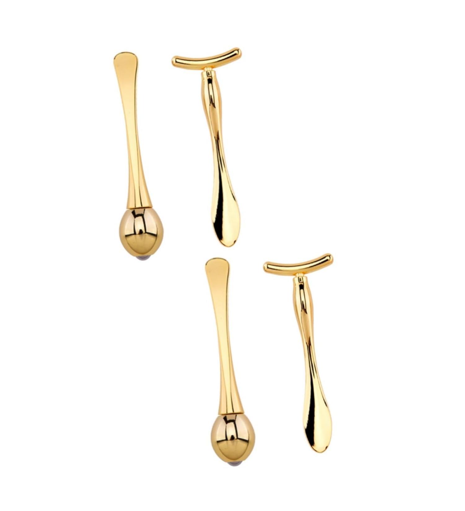 FOMIYES Eye Massage Roller Set | T-Bar & Cream Applicator Tool for Ultimate Skin Care | Shop Now - Buy Online on GoSupps.com