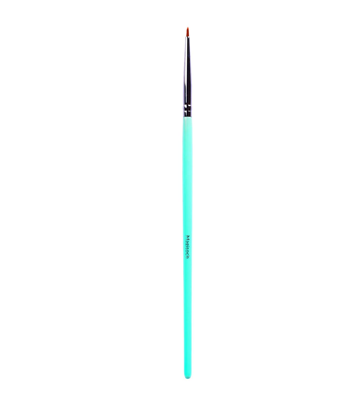 Ultra-fine Curved Eyeliner Brush for Precise Application - Perfect for Wet Powder, Liquid, and Gel Eyeliner - Buy Online on GoSupps.com