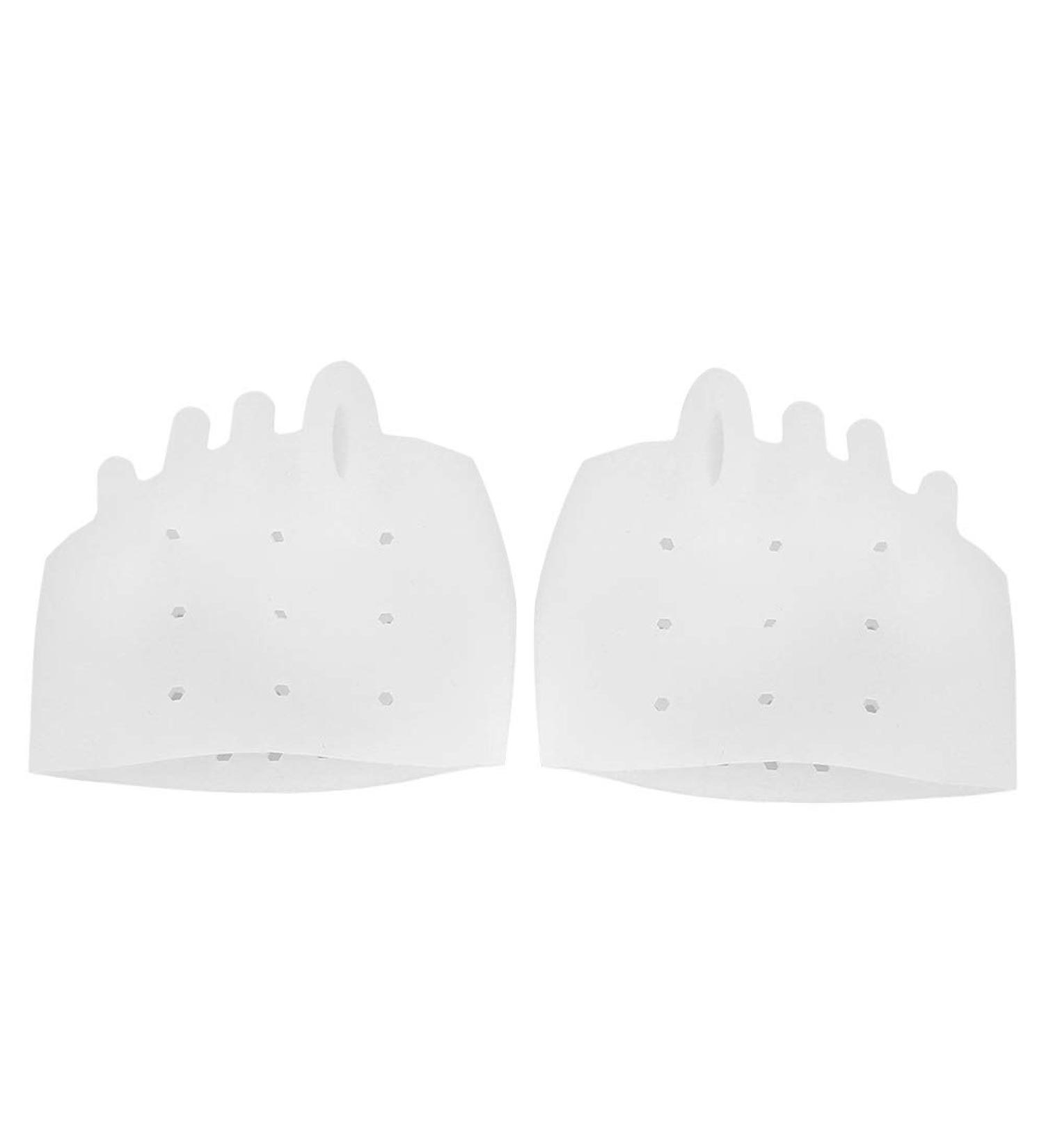 Silicone Bunion Corrector - Hallux Valgus Toe Protector for Pain Relief | Foot Care Solution (White) - International Shipping Available - Buy Online on GoSupps.com