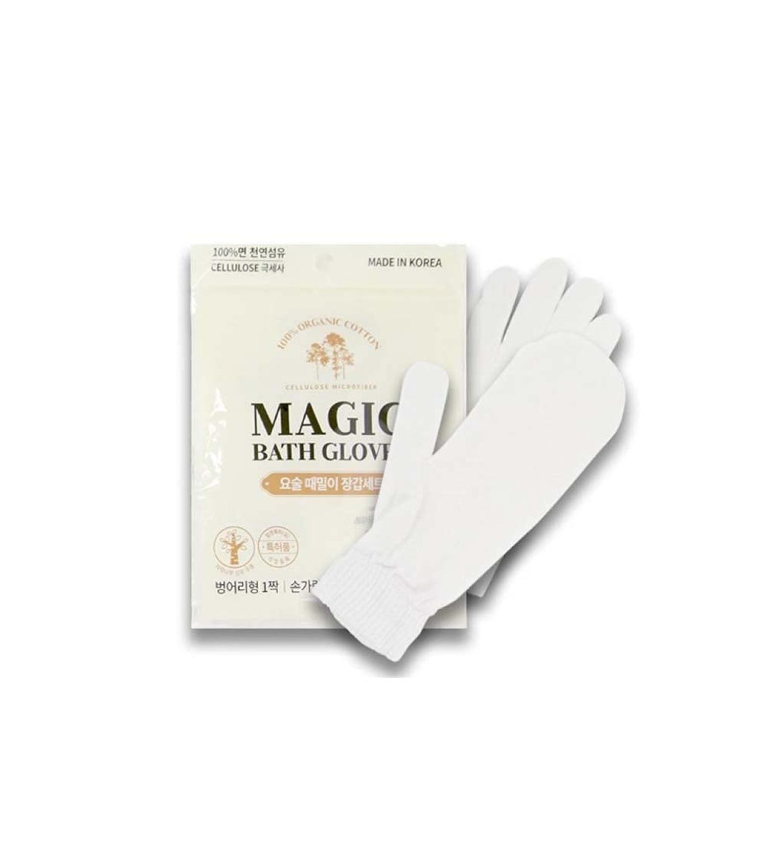Jungjun Industry Korean Magic Body Scrub Gloves - Premium Spa Quality Exfoliating Washcloths | Finger & Mitten Style - Buy Online for International Shipping - Buy Online on GoSupps.com