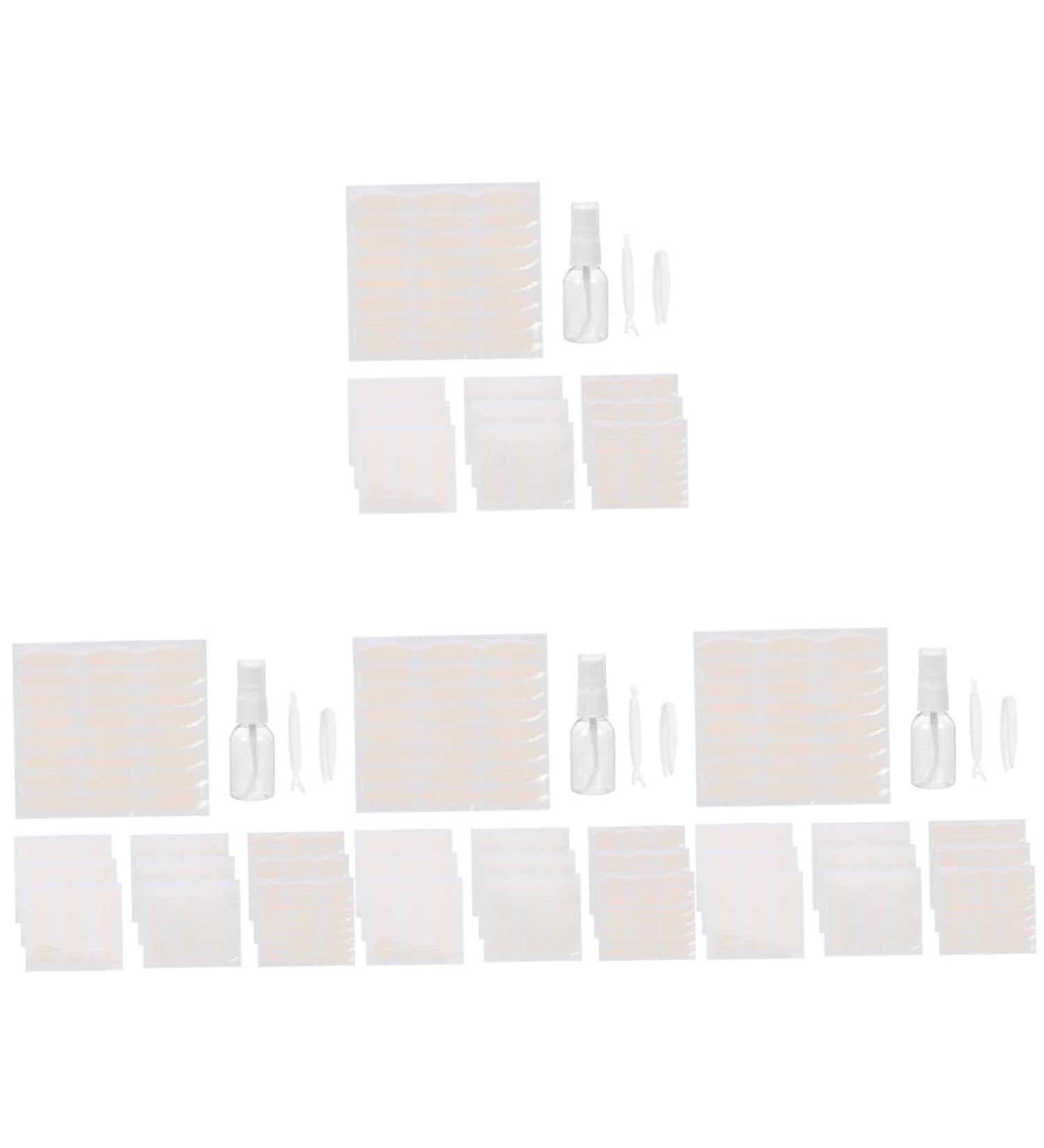 FOMIYES 12 Sets Double Eyelid Sticker Eyelid Tape for Hooded Eyes Invisible Sticky Eyelid Strip Invisible Eyelid Tape Hooded Eyelid Tape Girl Eyelid Stickers Lash Remover Cosmetics Lasting - Buy Online on GoSupps.com