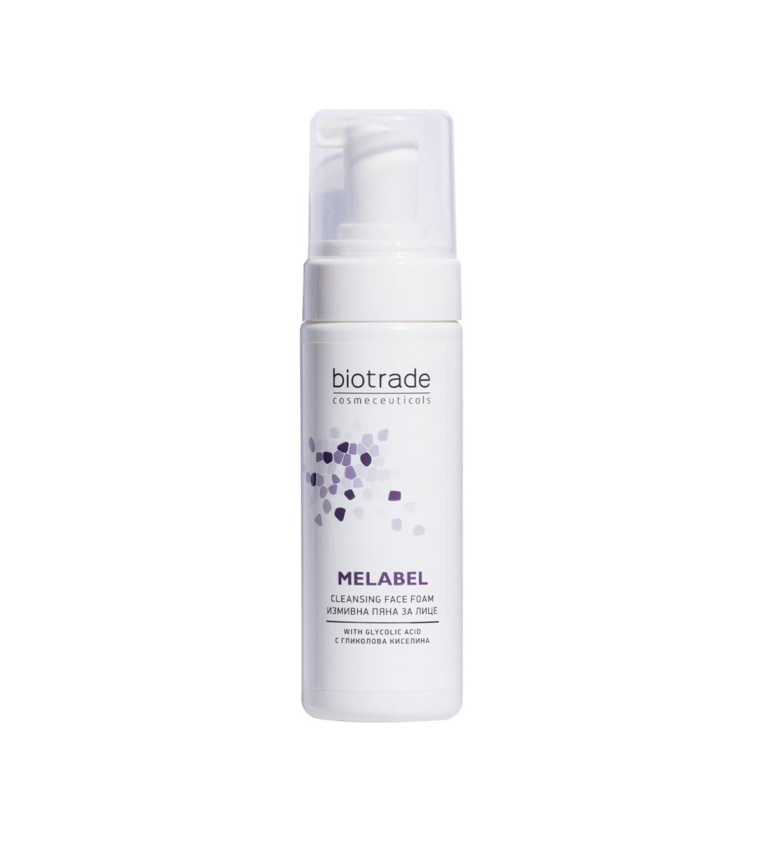 Biotrade Melabel Lightening Cleansing Face Foam 150 ml Removes Oiliness and Impuritie Evens the Overall Skin Tone Tightens and Clears Pores - Buy Online on GoSupps.com