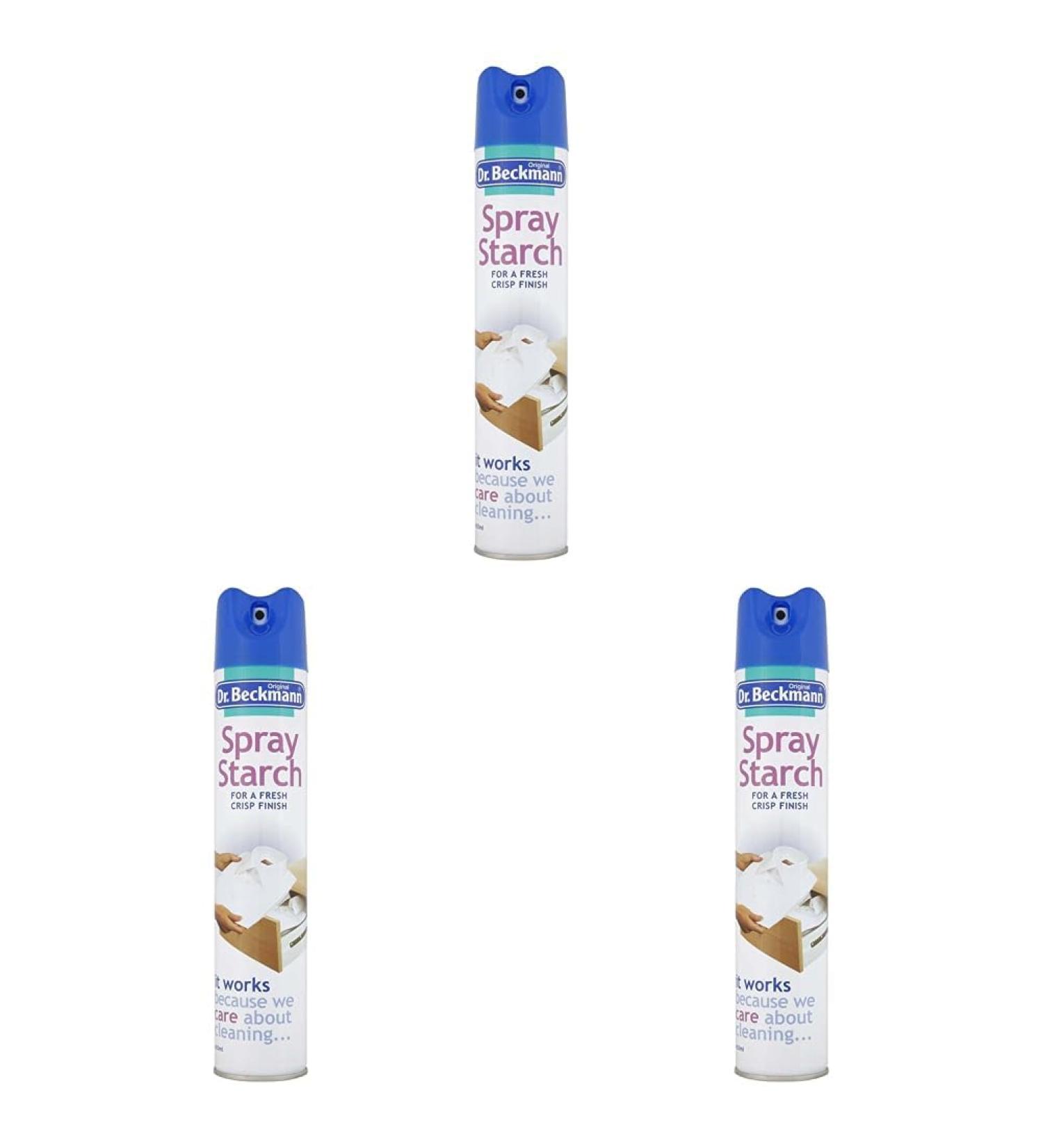 Dr. Beckmann Spray Starch 400 ml (Pack of 3) - Buy Online on GoSupps.com