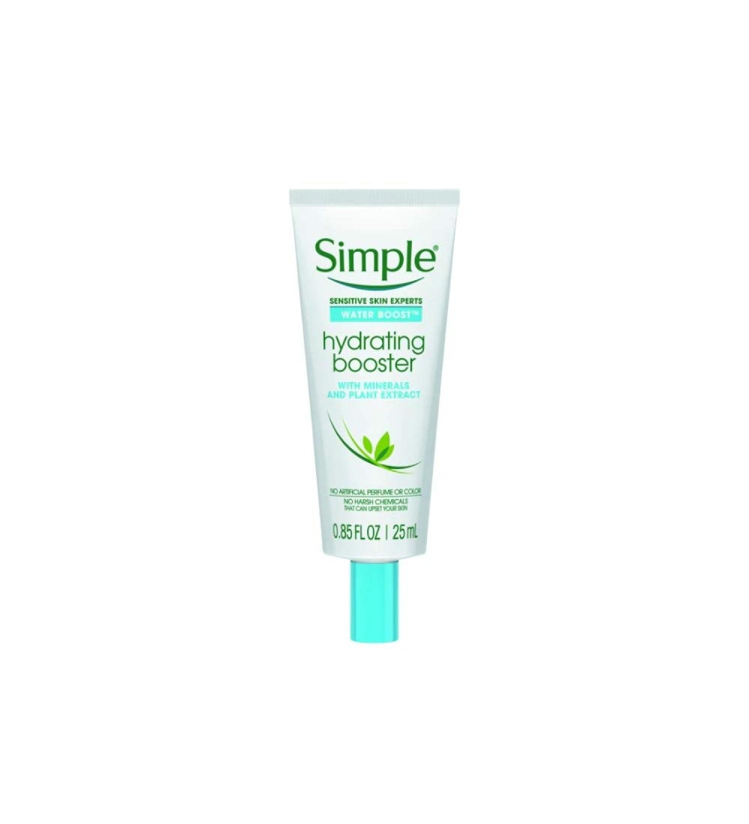 Simple Water Boost Hydrating Booster Dry Sensitive Skin 0.85 fl oz (Pack of 2)