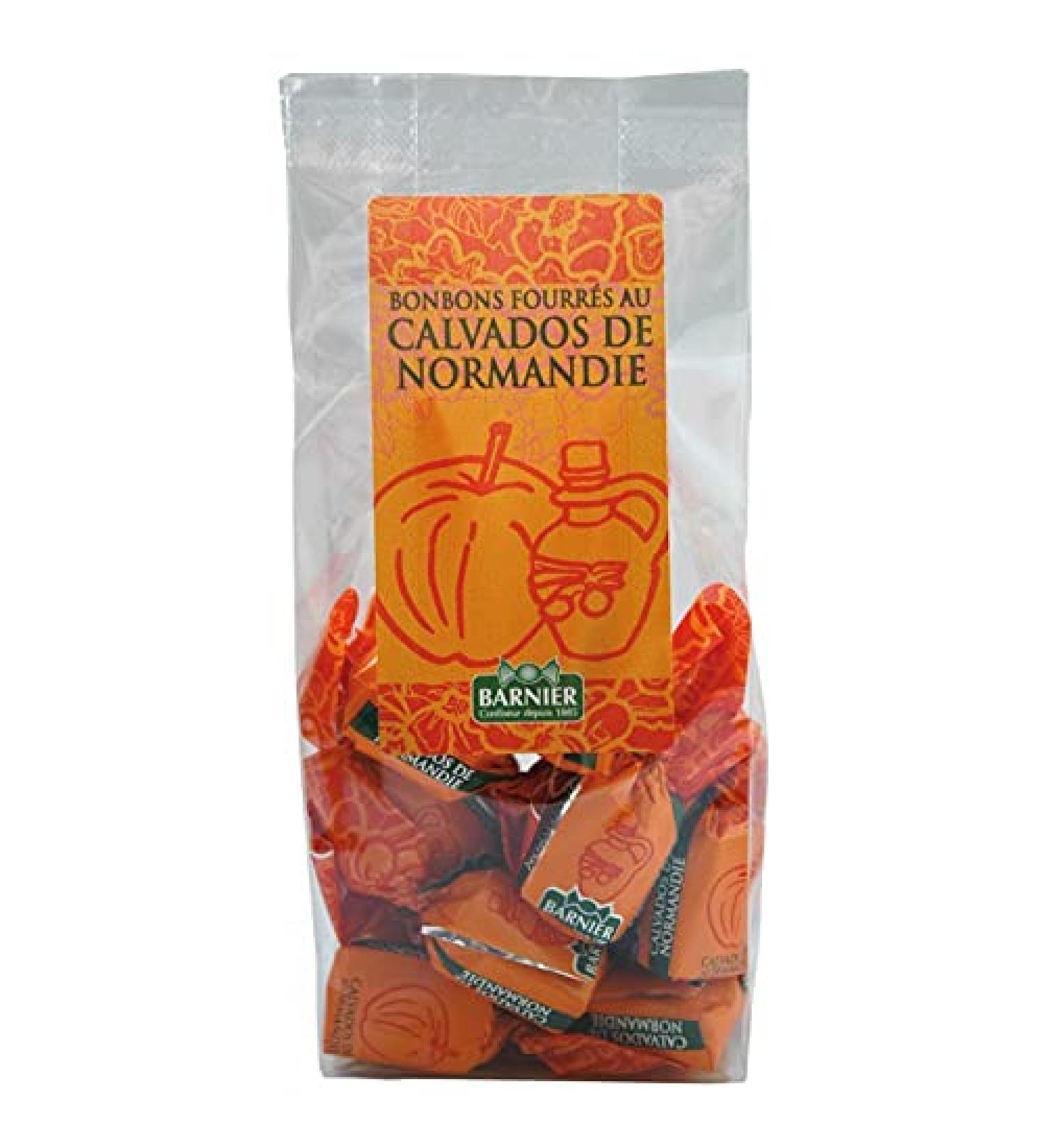Barnier - Candies filled with Calvados de Normandy - Bag of 200g - Made in Calvados
