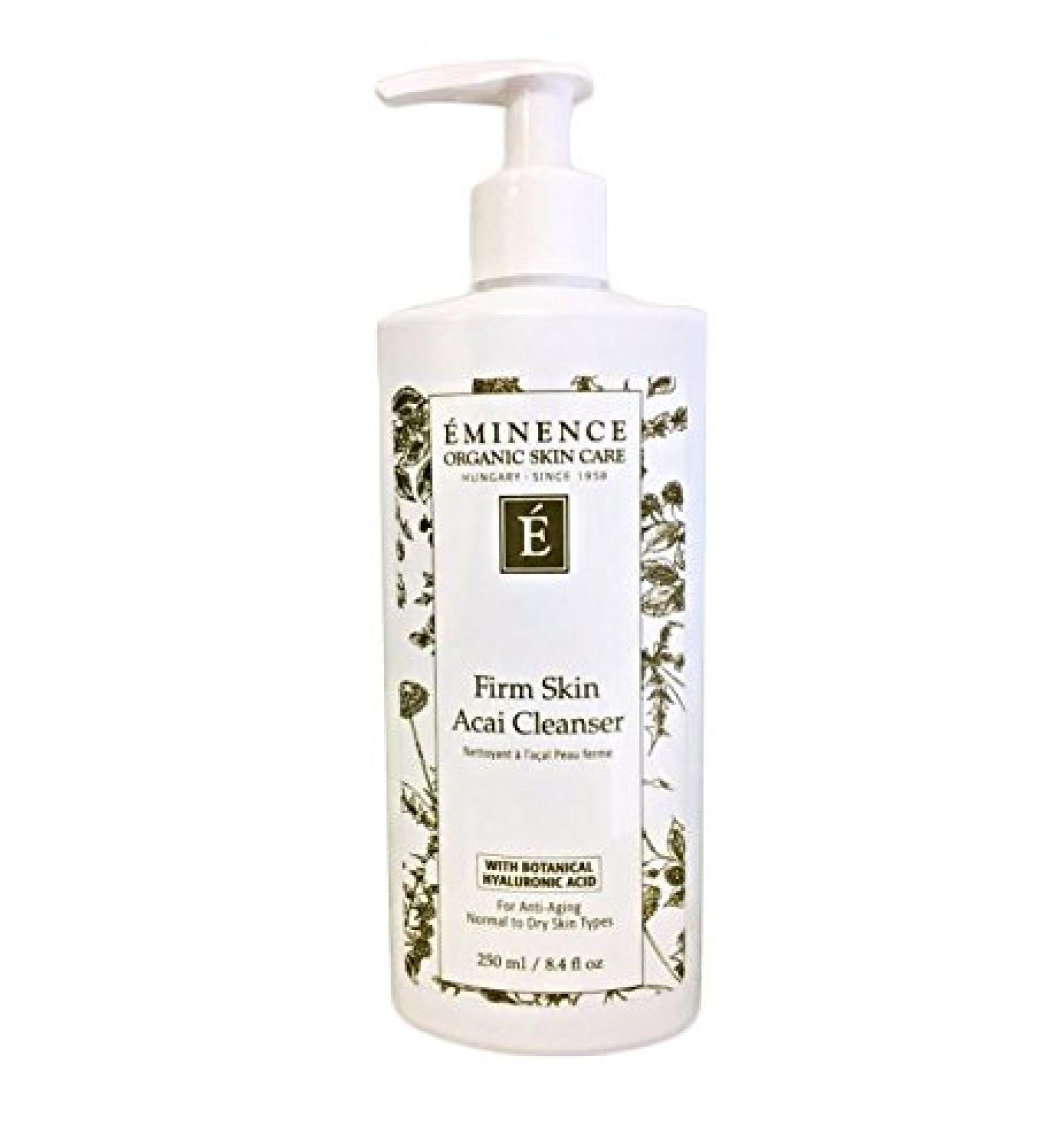 Eminence Organic Skincare Firm Skin Acai Cleanser with Hyaluronic Acid  8.4 Ounce