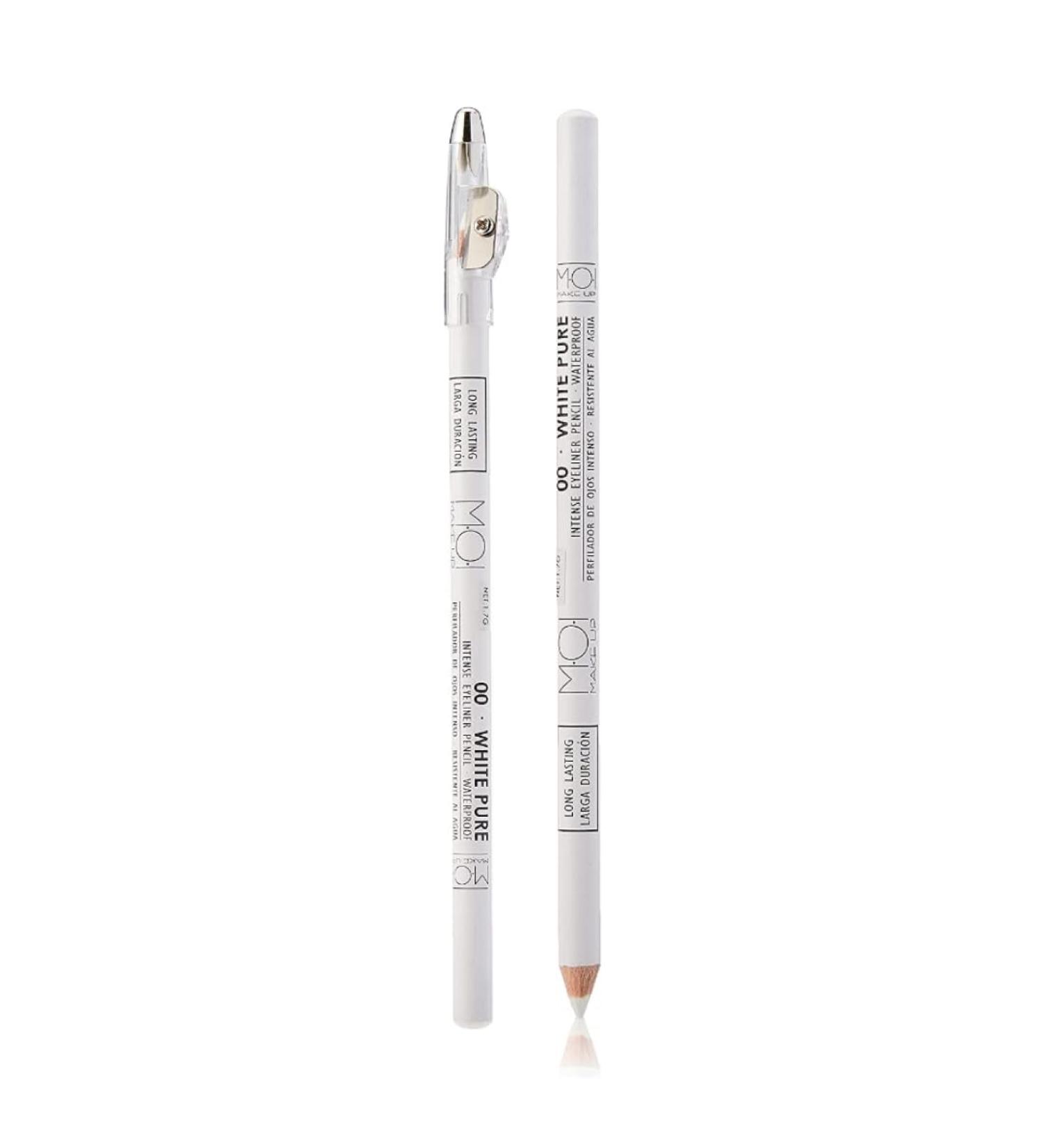 Moi Profesional Moi Professional - White pencil for eyeliner or contouring professional use Laser 00 Pure White length with sharpener 1 unit 100 g