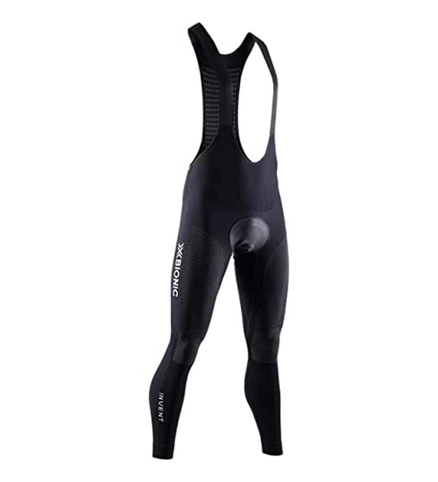 X-Bionic Men's Invent 4.0 Bib Shorts L B036 Black/Charcoal - Premium Cycling Gear for Ultimate Comfort & Performance - Buy Online on GoSupps.com
