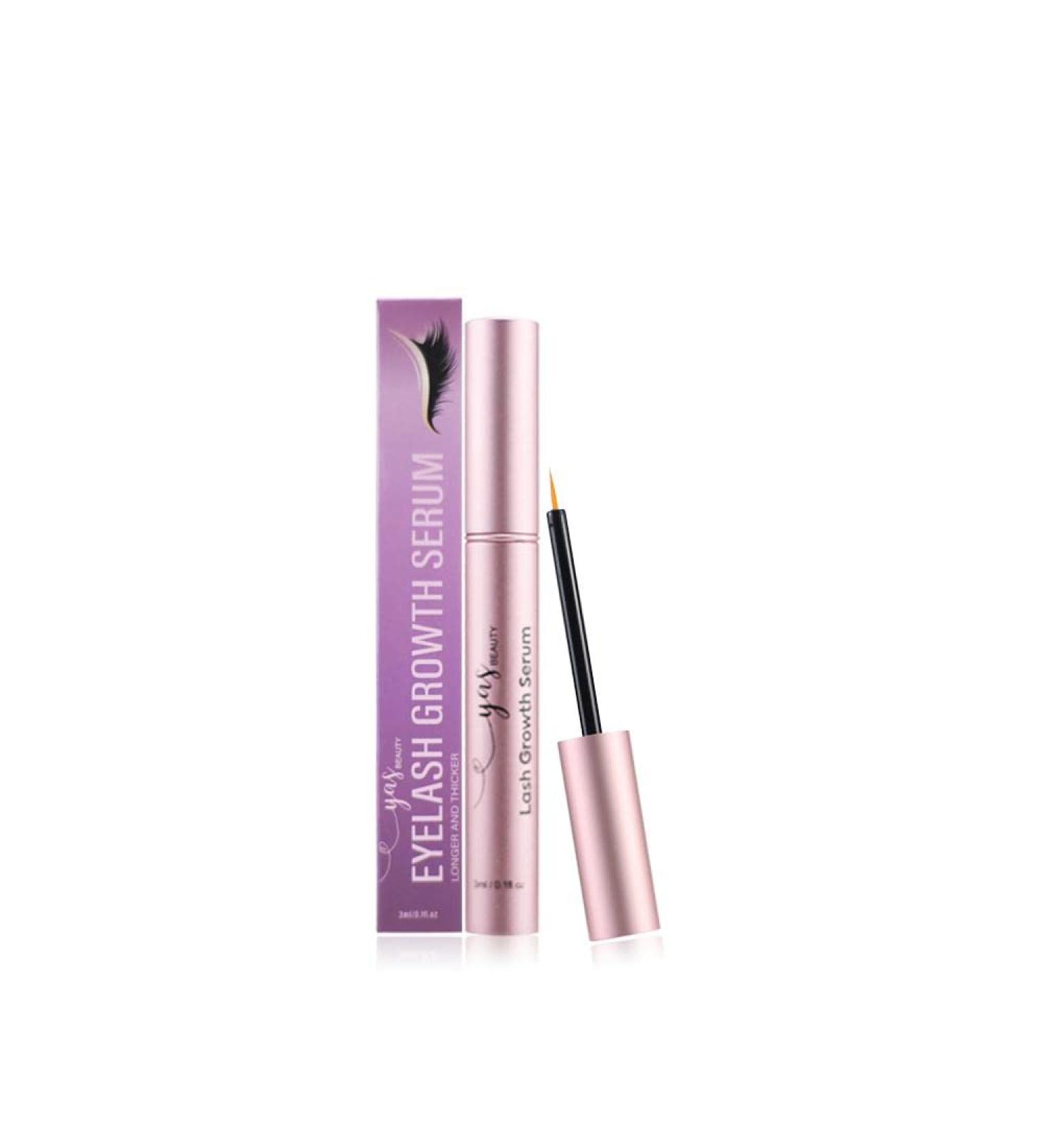 YASBEAUTY Eyelash Growth Serum for Longer, Thicker, and Stronger Lashes - 3ml - Buy Online on GoSupps.com
