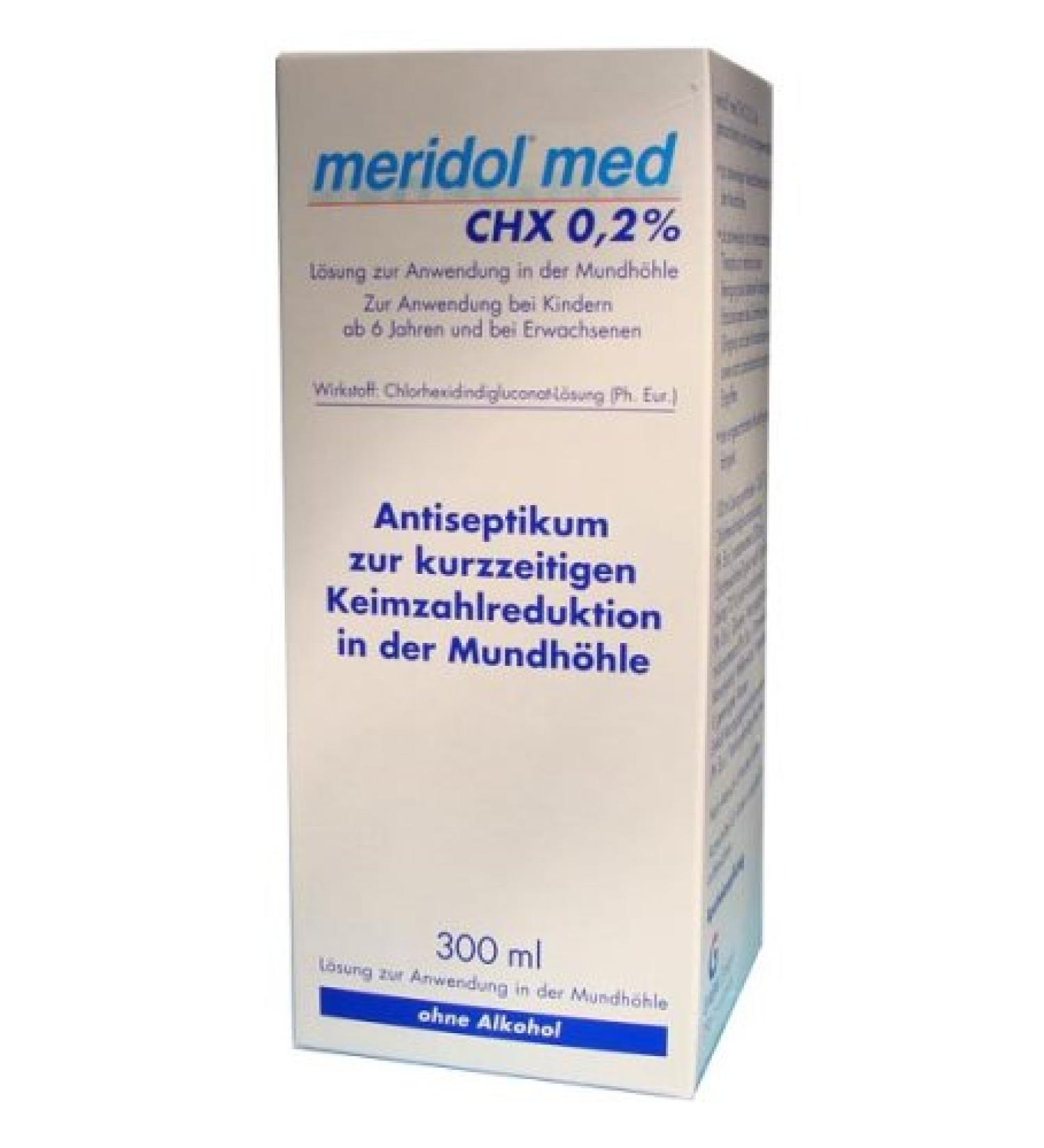 MERIDOL med CHX 0.2% mouthwash 300 ml active ingredients