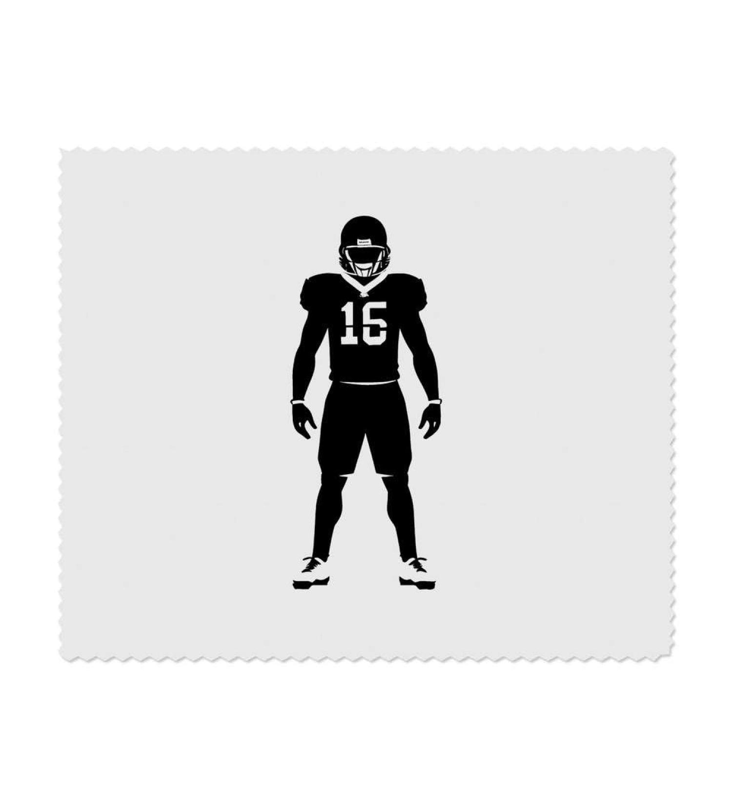 2 x Microfiber Cleaning Cloths - American Football Player Design | Ultra-Absorbent & Durable | Perfect for Home & Car Cleaning - Buy Online on GoSupps.com