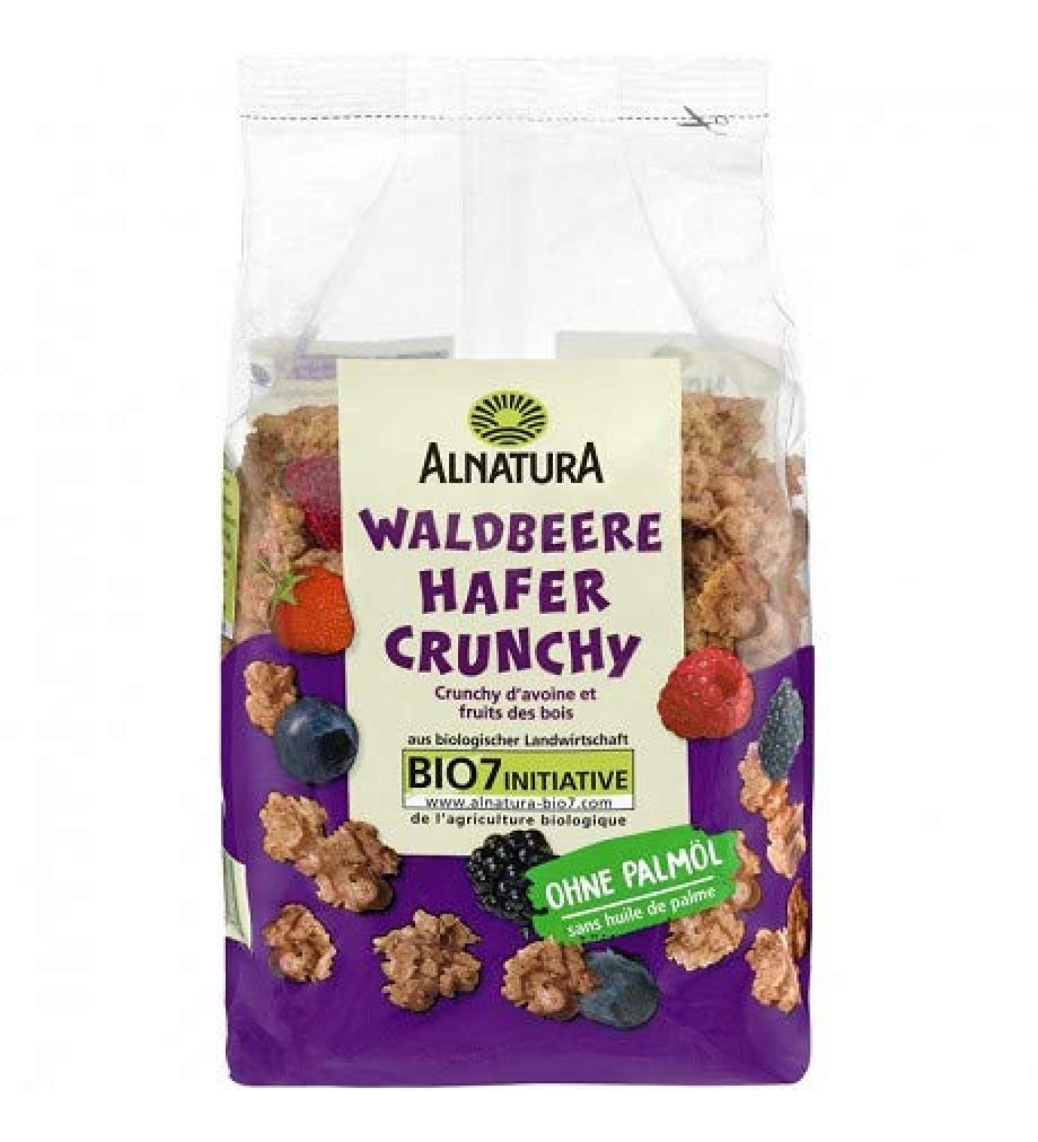 ALNATURA - Crunchy Oatmeal Forest Fruits 375G - Pack of 4 - free delivery