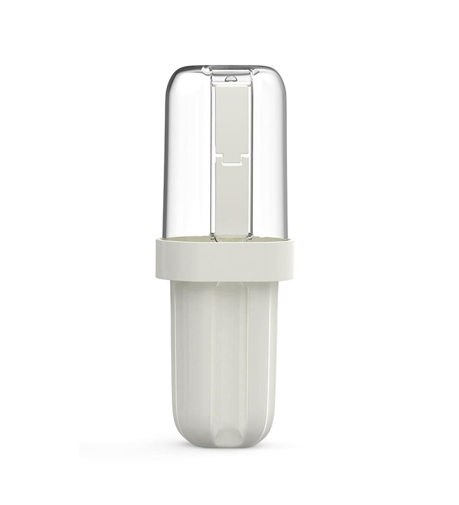 White Tooth Brush Holder & Storage Box | Travel Wash Cup & Mouthwash Rack | Shop Internationally - Buy Online on GoSupps.com