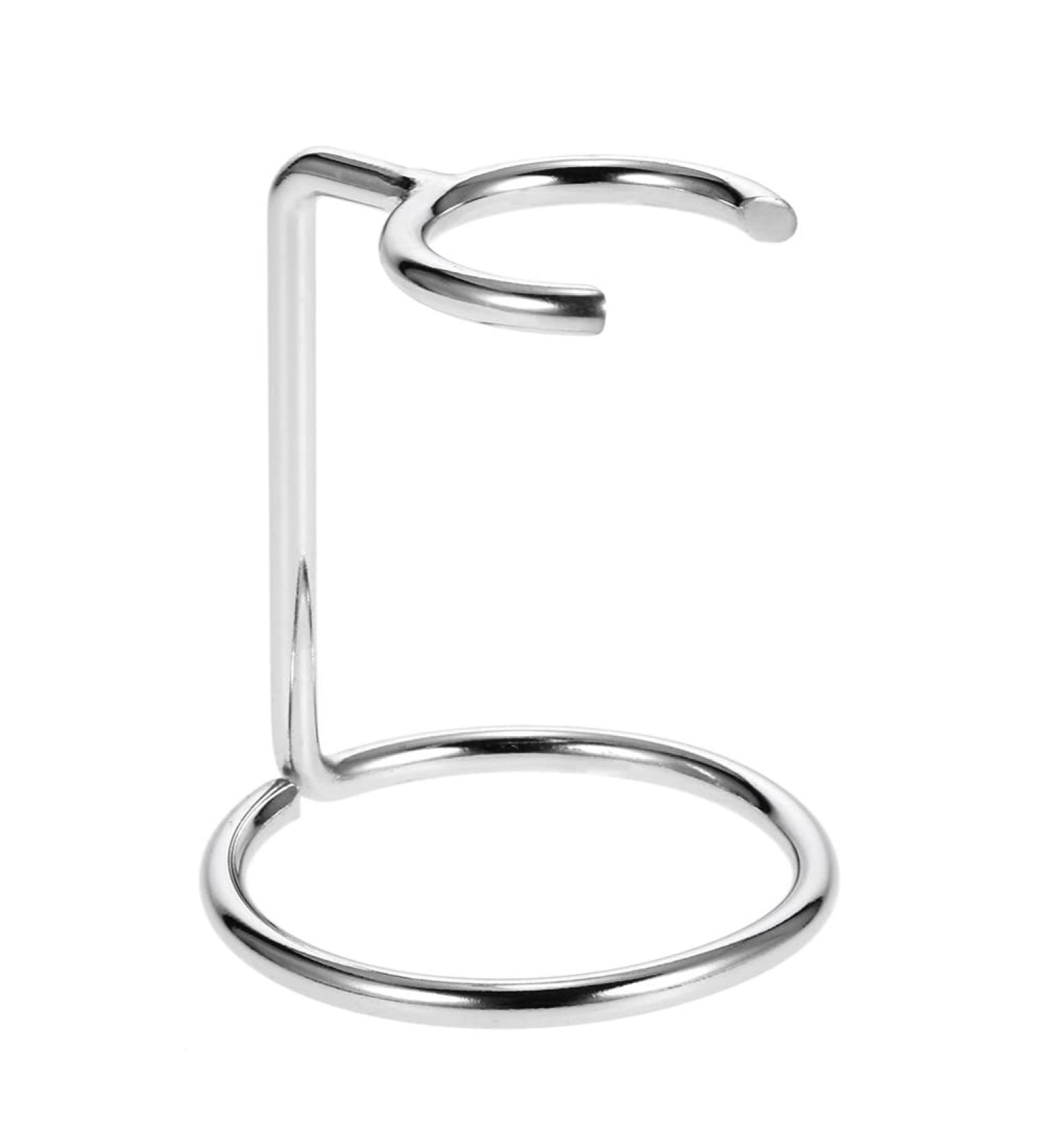 Buy Silver 1 Piece Metal Shaving Brush & Razor Holder - Essential Men's Shaving Tool for Storage & Organization - Buy Online on GoSupps.com