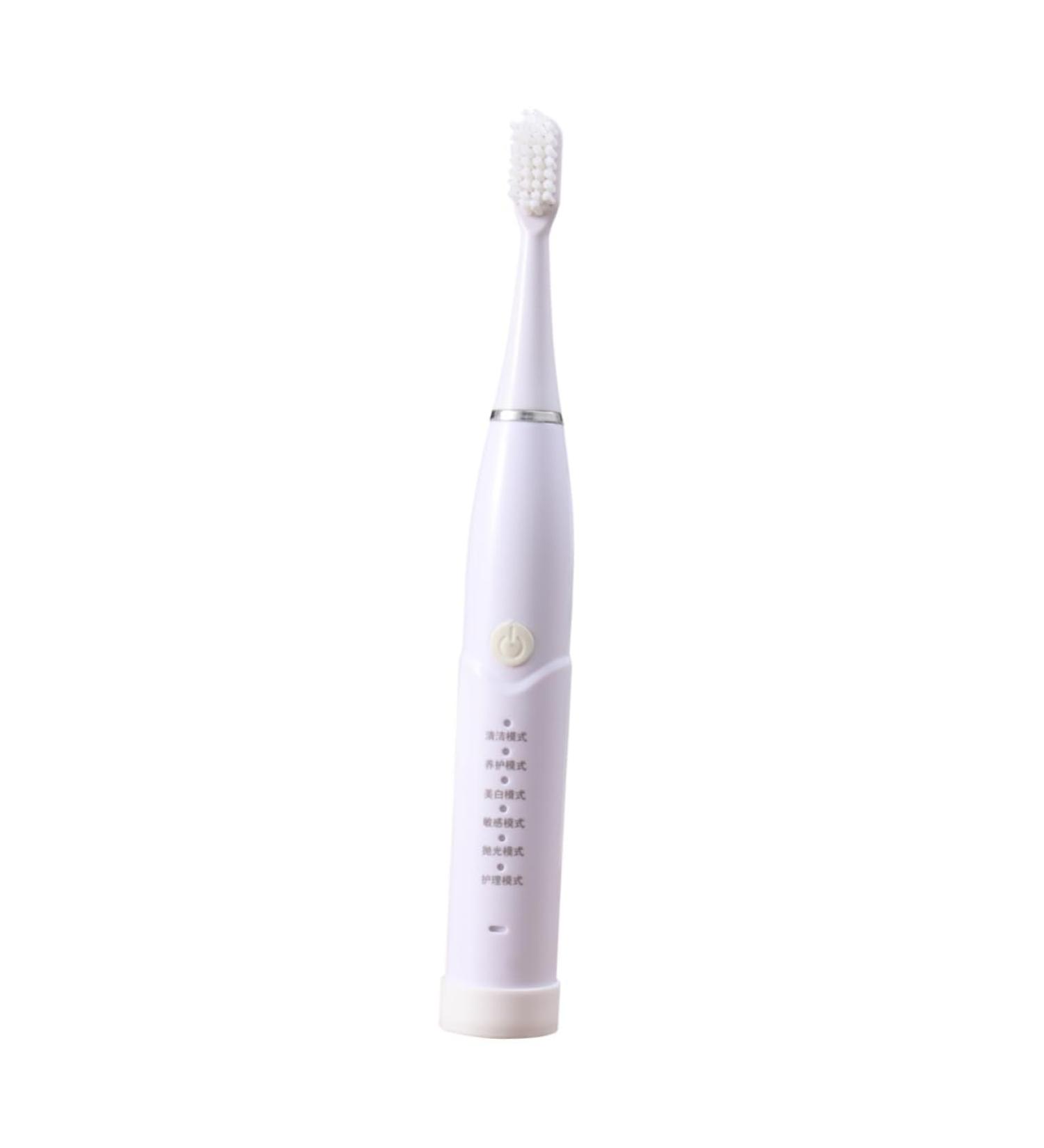 Buy Milisten Travel Electric Toothbrush - 6 Modes USB Rechargeable Timer 4 Brush Heads - Best Oral Cleaning Tool (White - Buy Online on GoSupps.com