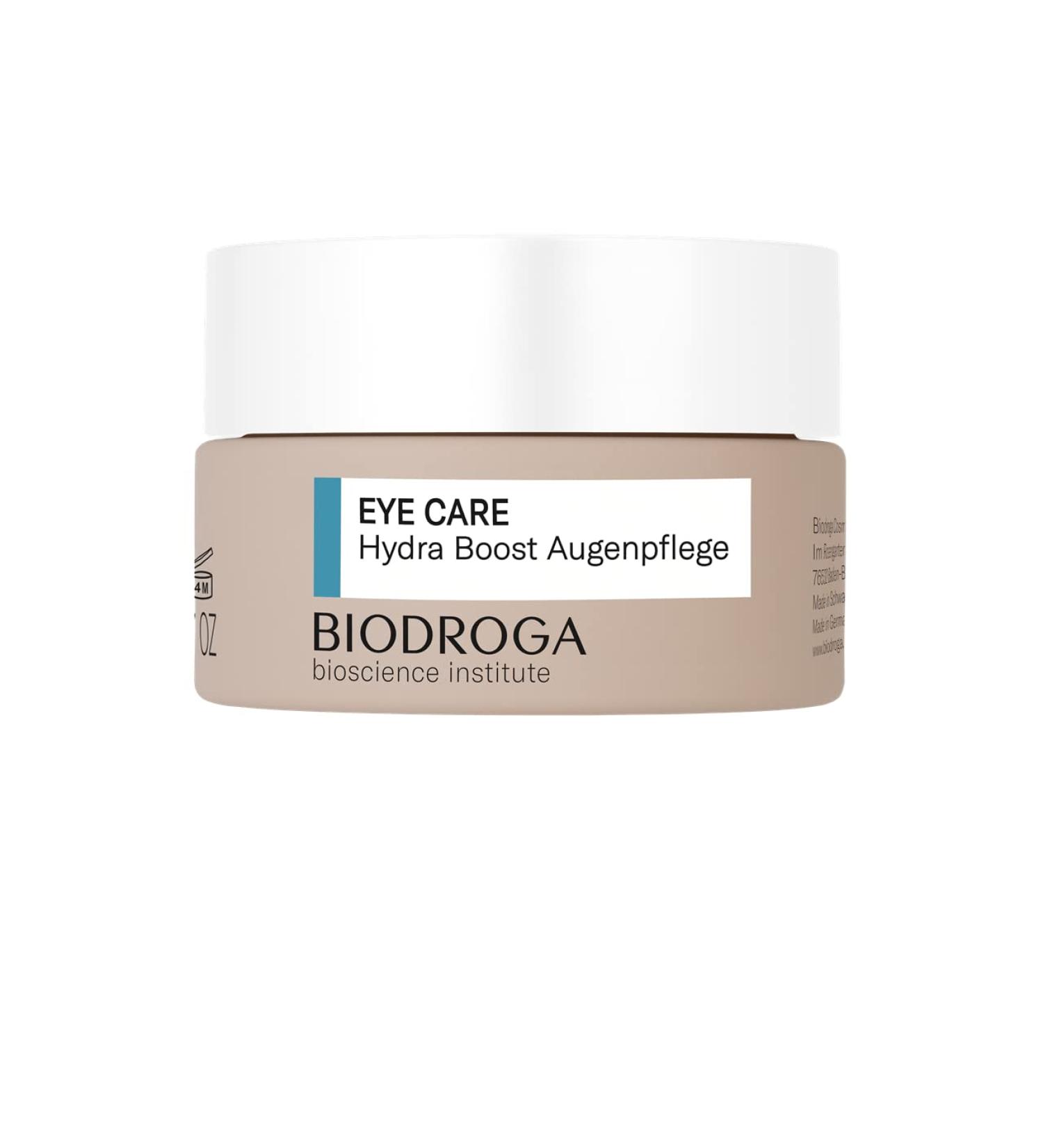 Biodroga Punish eye cream with hyaluron and caffeine 15 ml - anti -fold eye care eye gel moisture skincare hydra boost bioscience institute