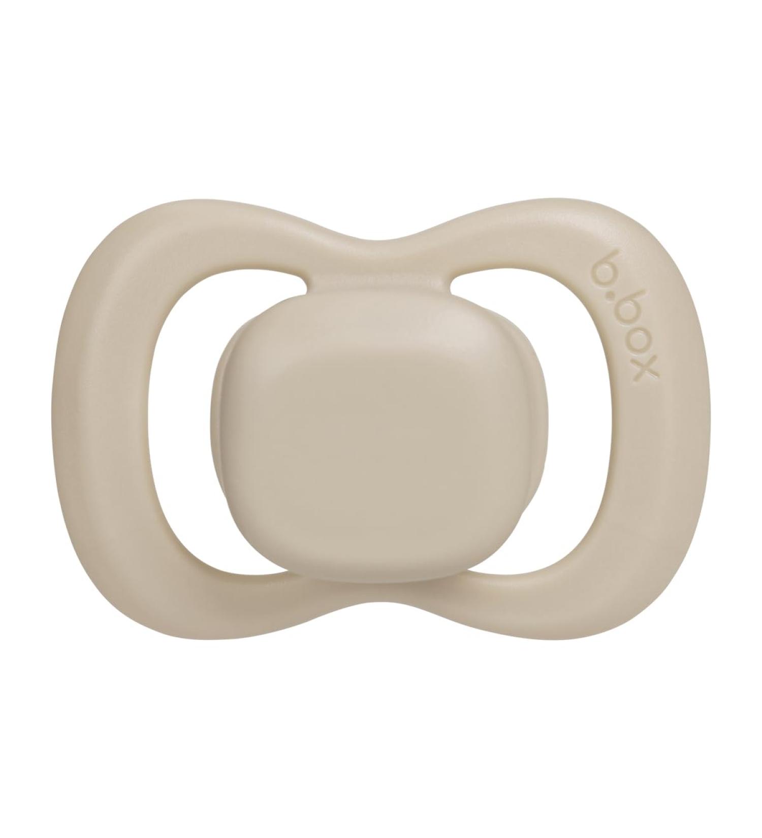 Buy b.box Baby Pacifier Size 2 (Pack of 2) - Natural Rubber Latex Round Teat Stays Clean | Ideal for 6 Months+ - Buy Online on GoSupps.com