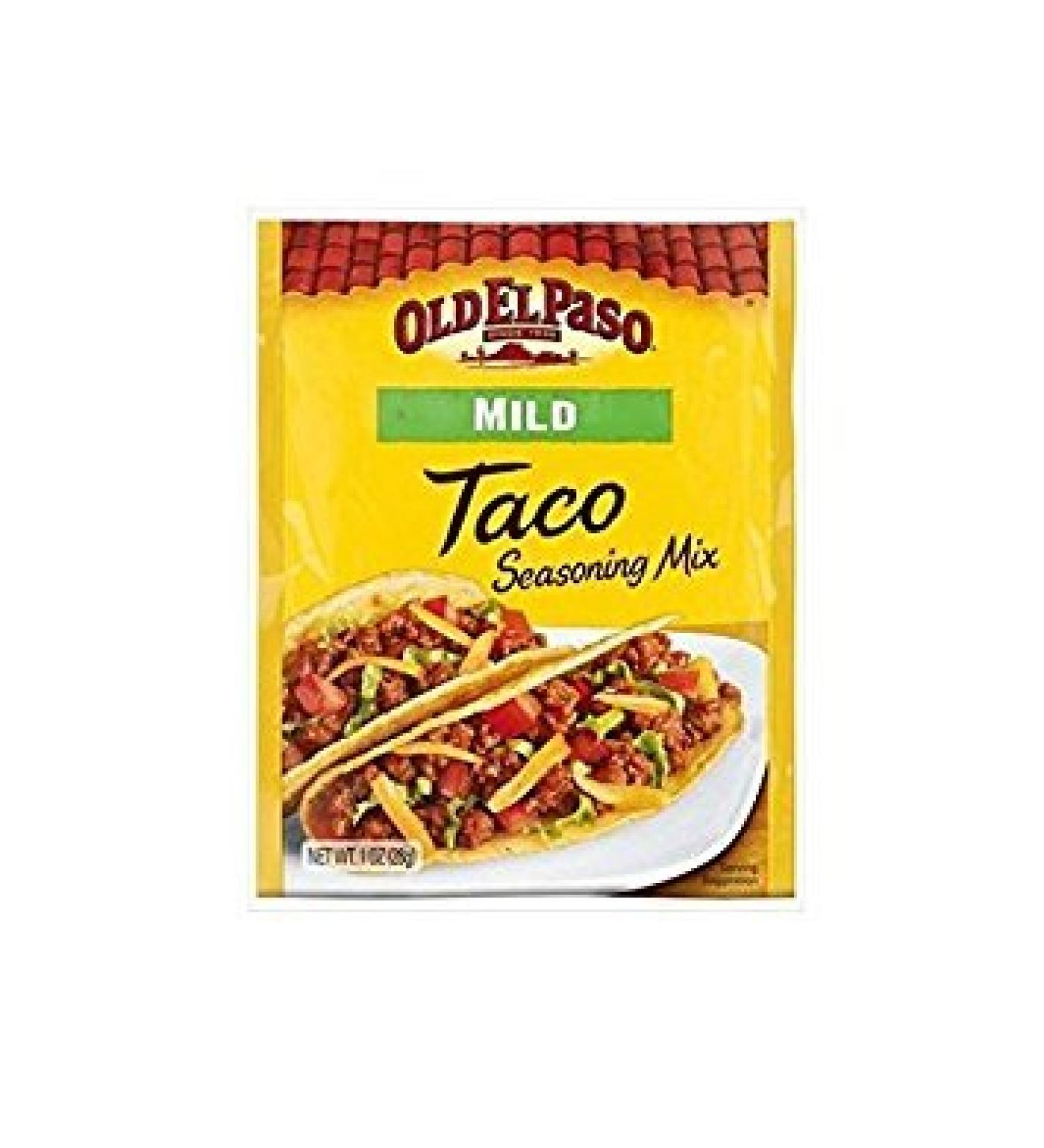 Old El Paso Lot de 3 sachets d'assaisonnement doux Taco 1 oz